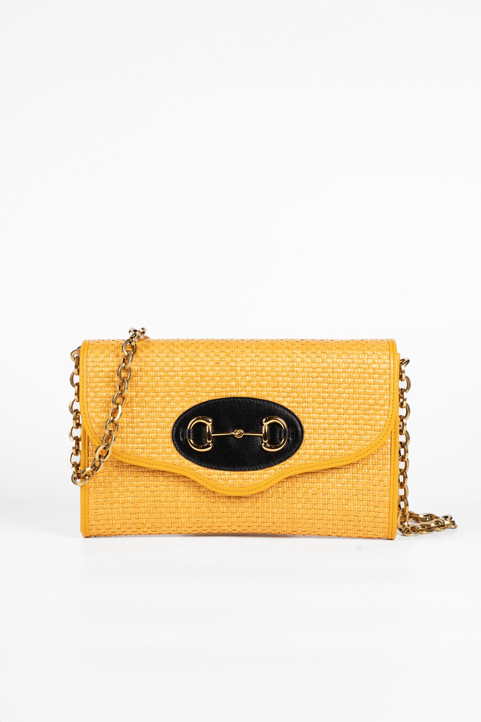 Gucci pochette Horsebit Ocra