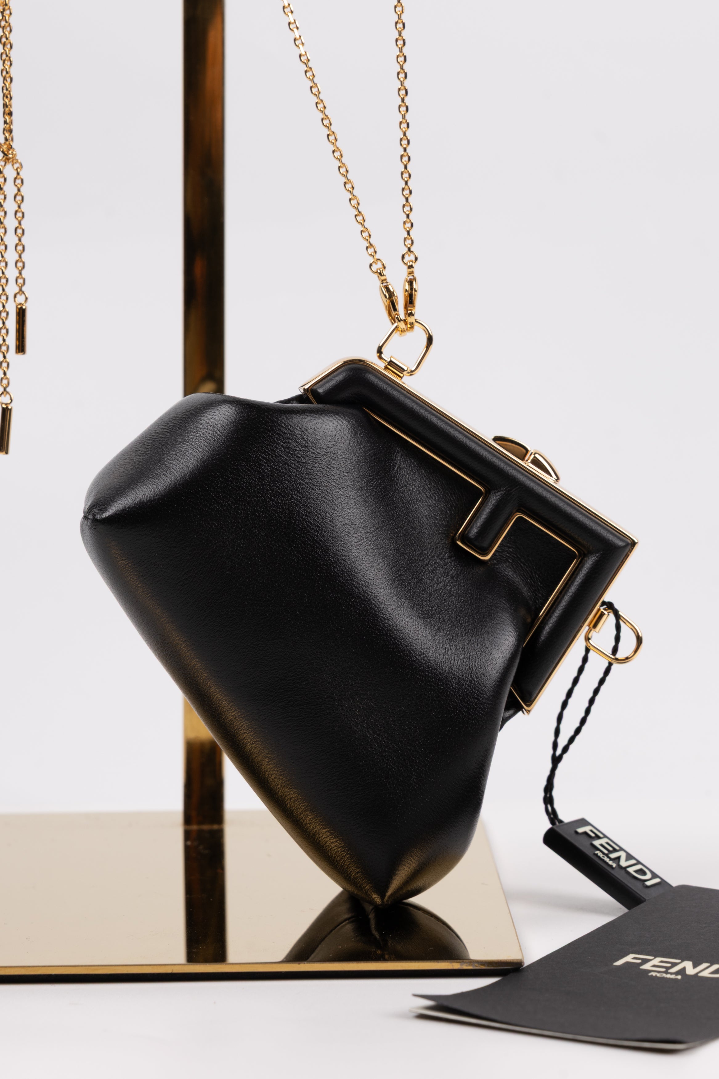 Fendi First micro Charm Nero