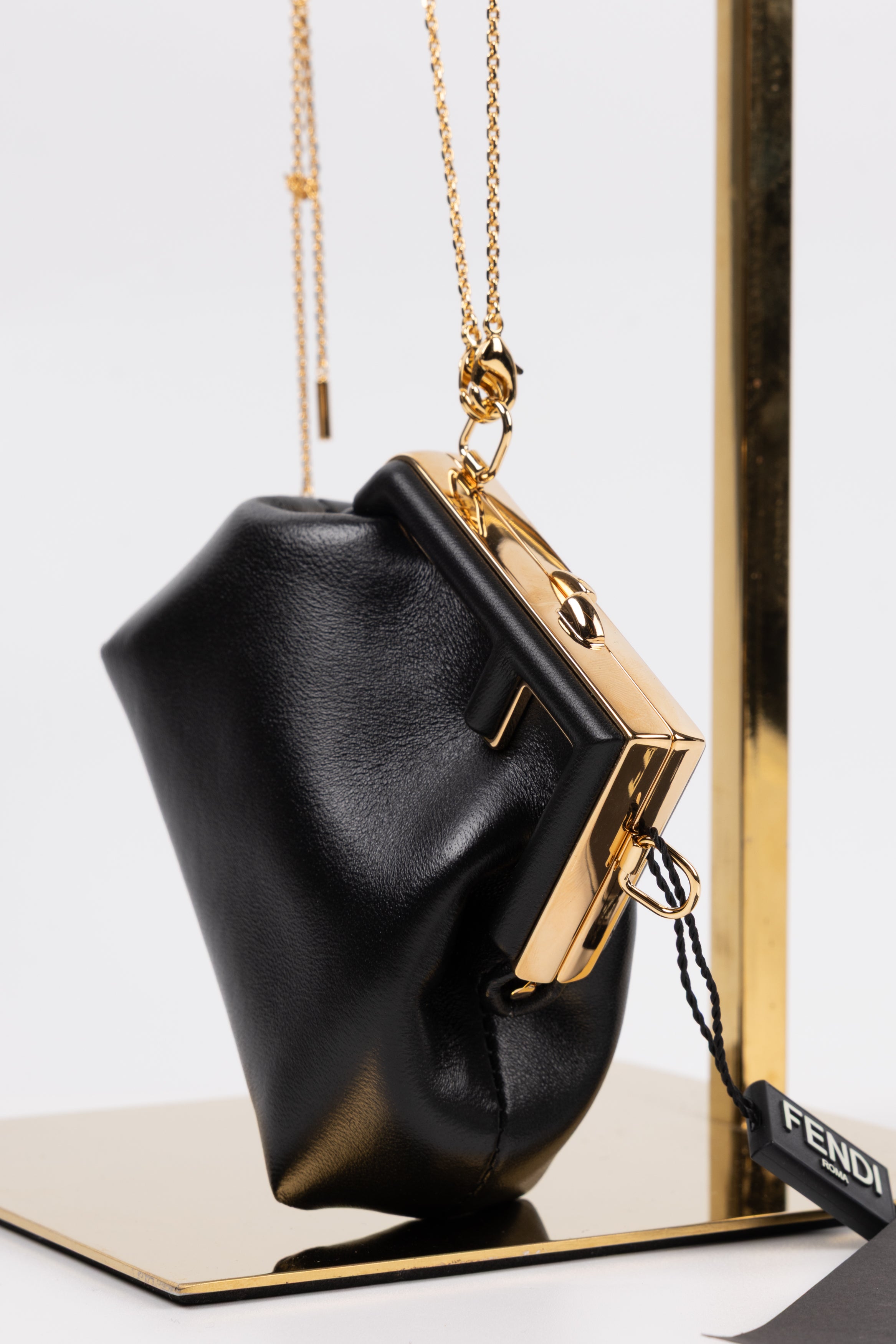 Fendi First micro Charm Nero