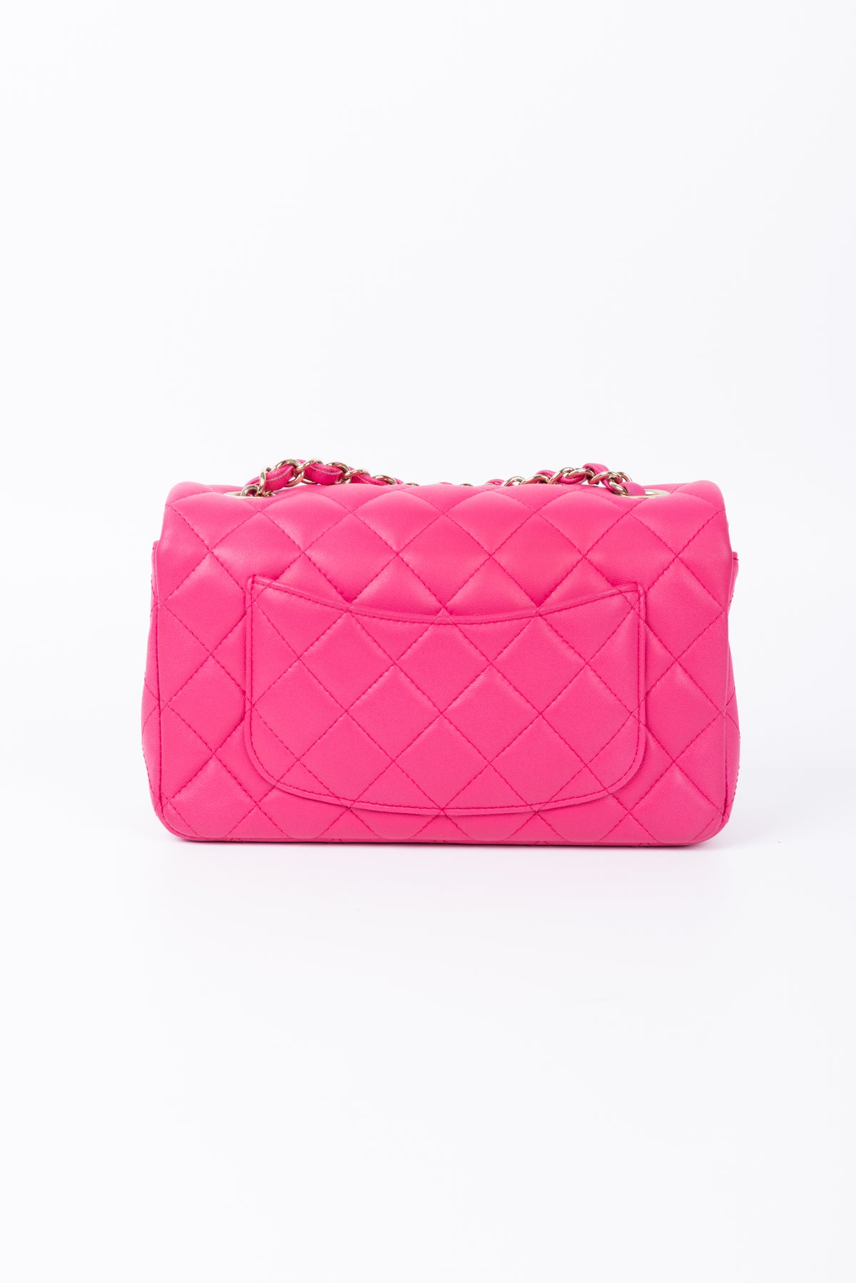 CHANEL RECTANGULAR FUCSIA