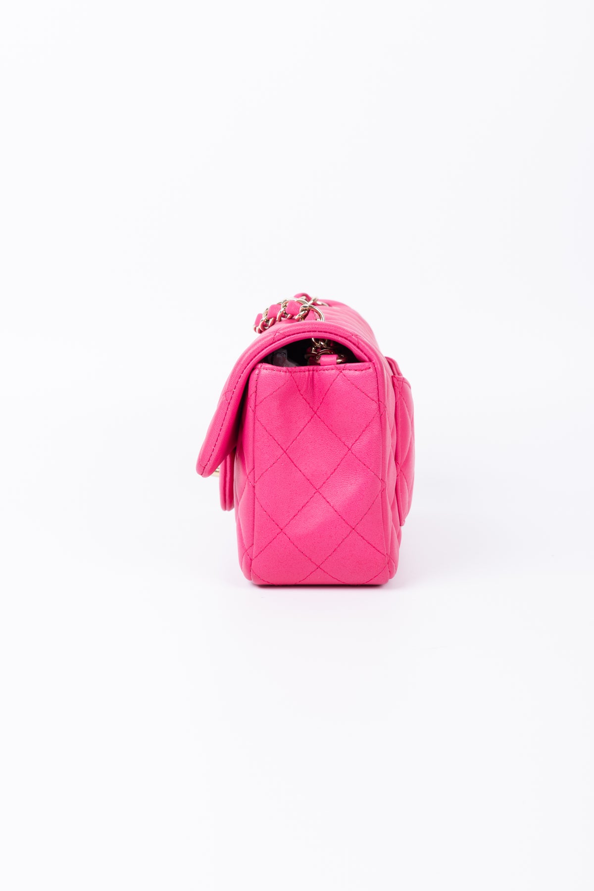CHANEL RECTANGULAR FUCSIA