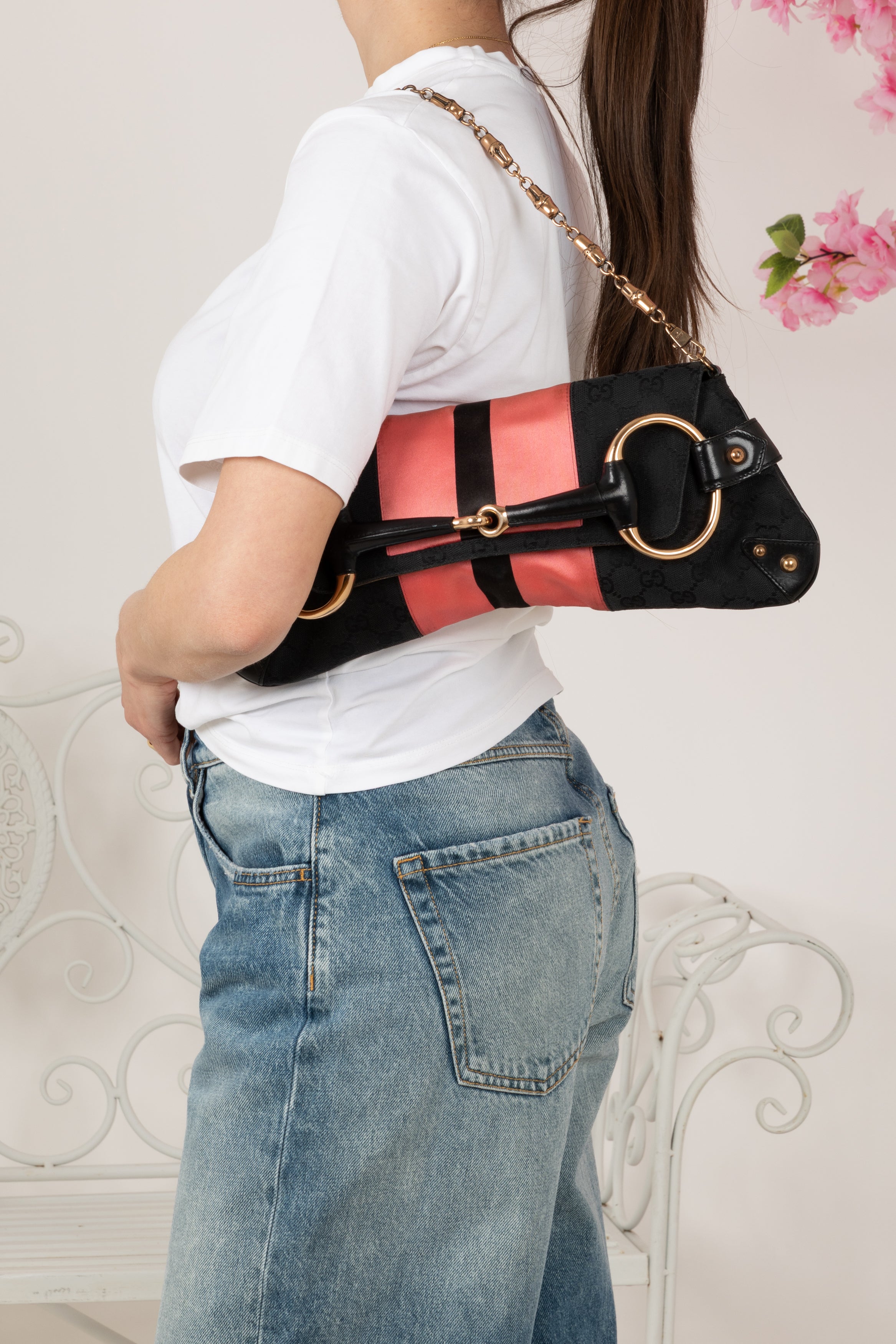 GUCCI HORSEBIT CHAIN BAGUETTE
