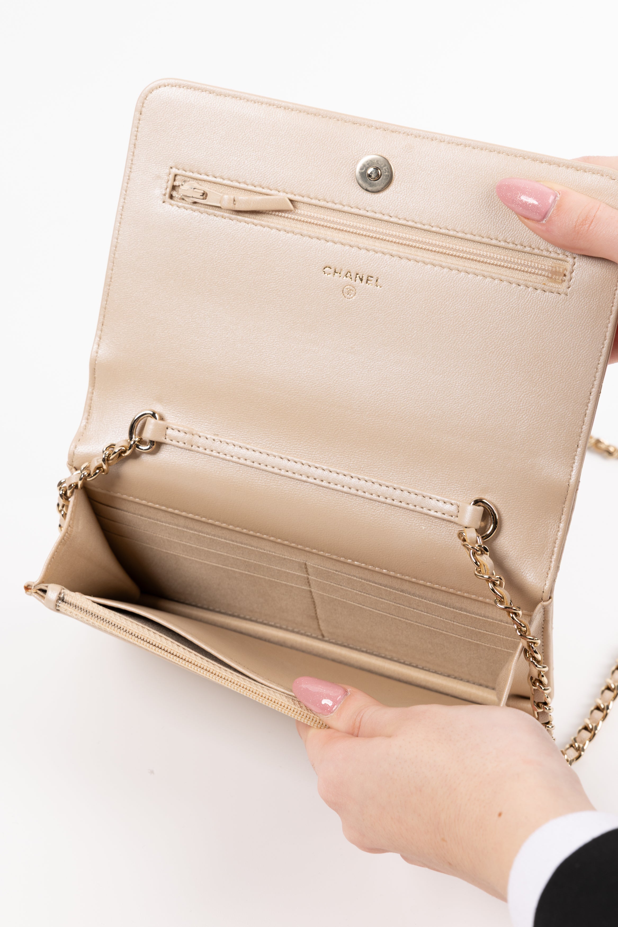 Chanel WOC Avorio/Perle