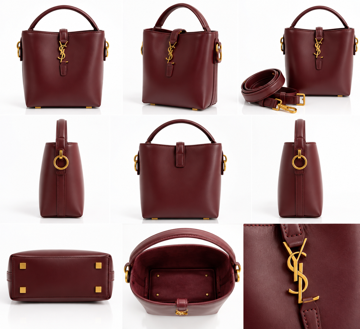 SAINT LAURENT LE 37 MINI BORDEAUX