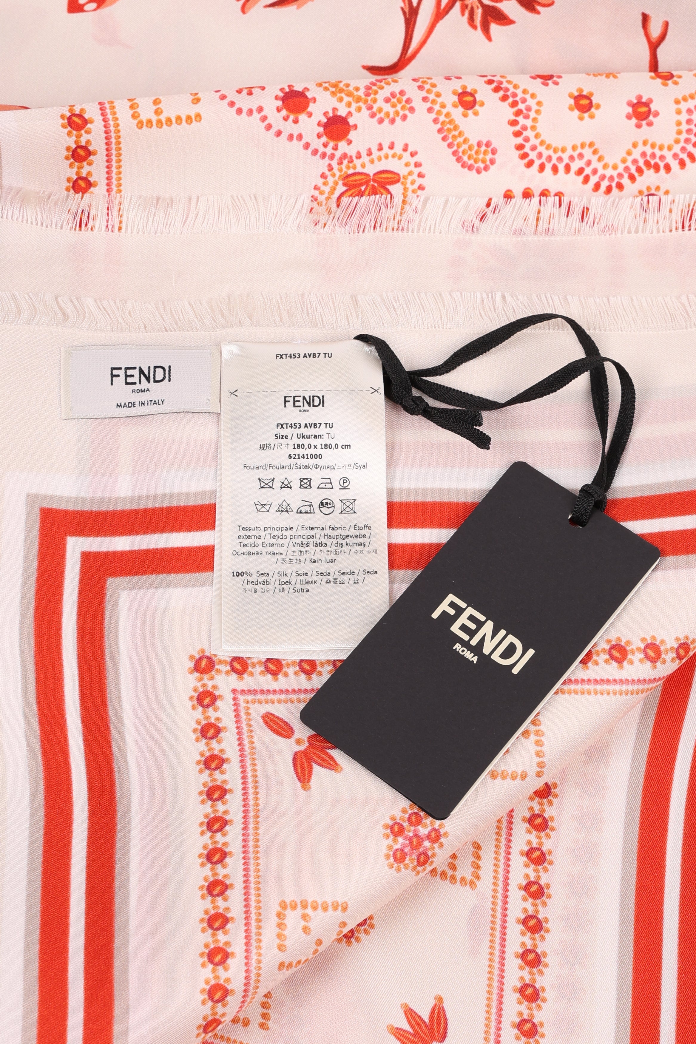 Fendi Orange Fiore 34