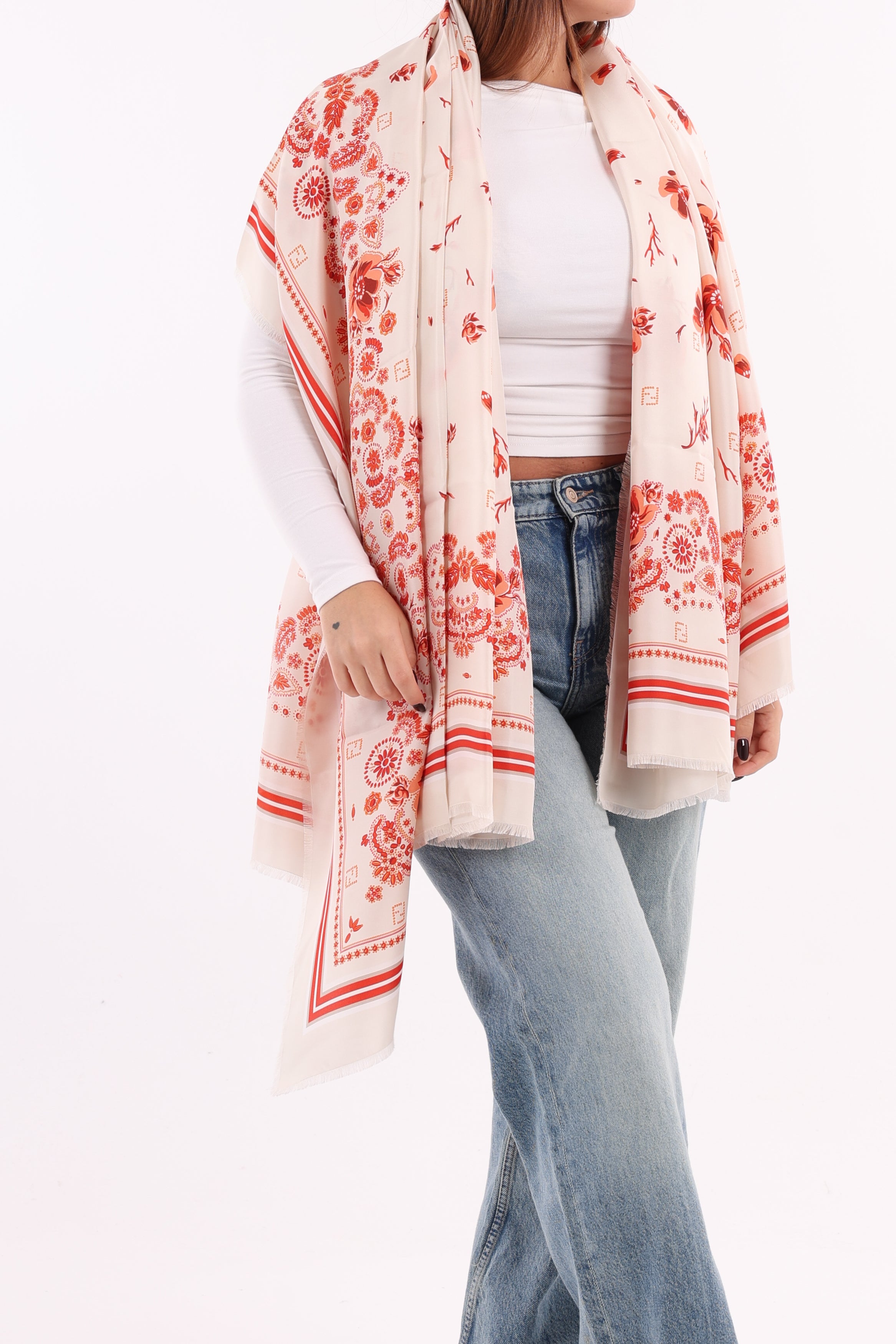 Fendi Orange Fiore 34