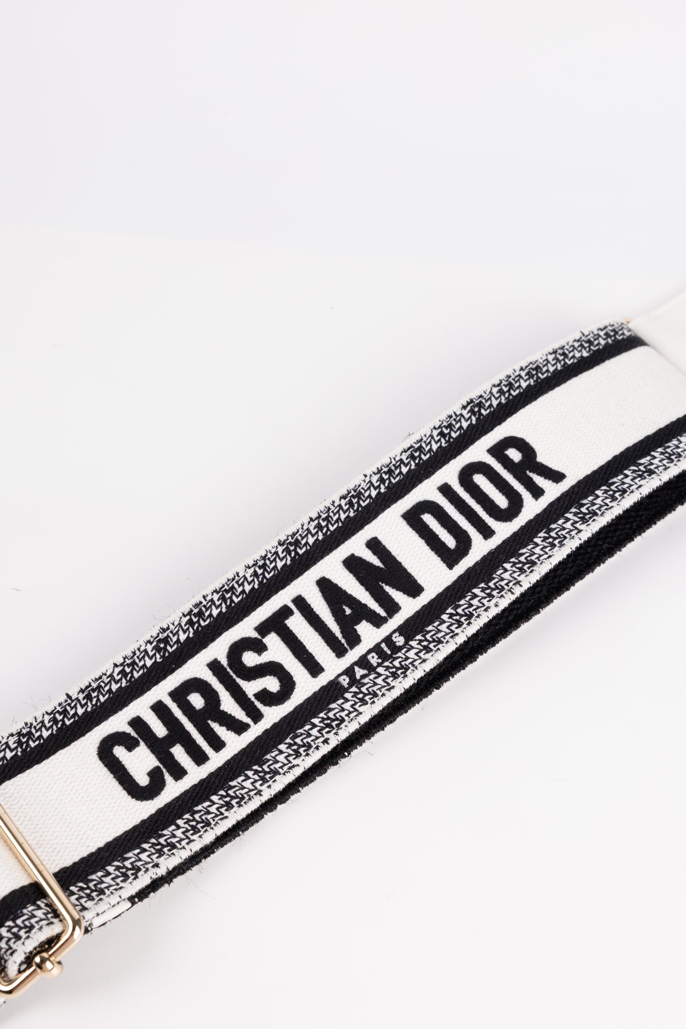 Dior Tracolla Regolabile Nero/Bianco