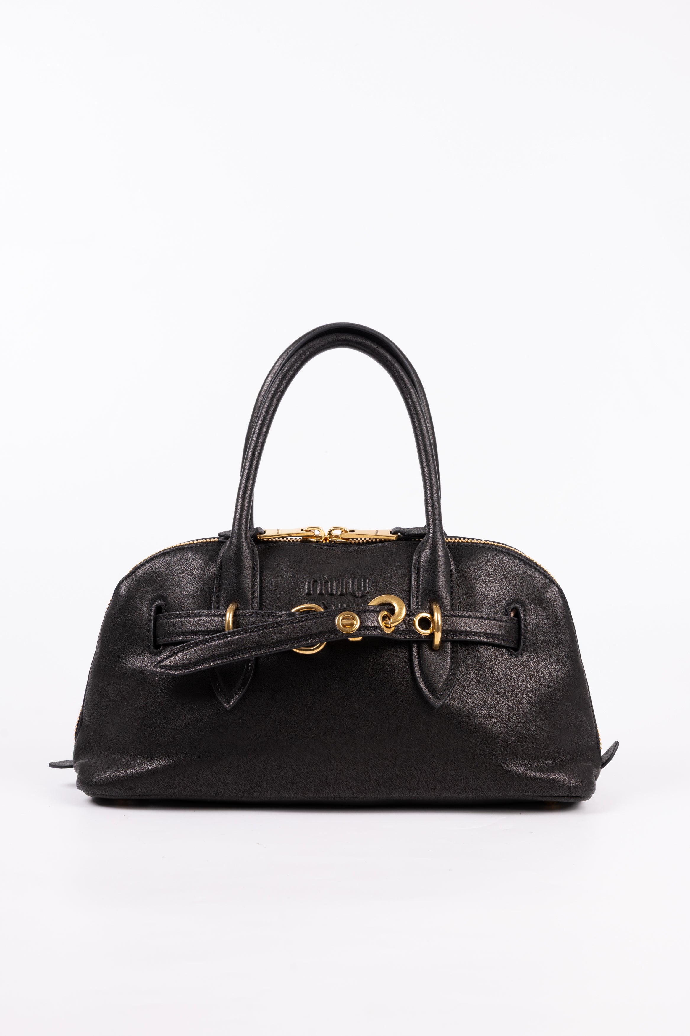 Miu Miu aventure Regular Nera In Pelle