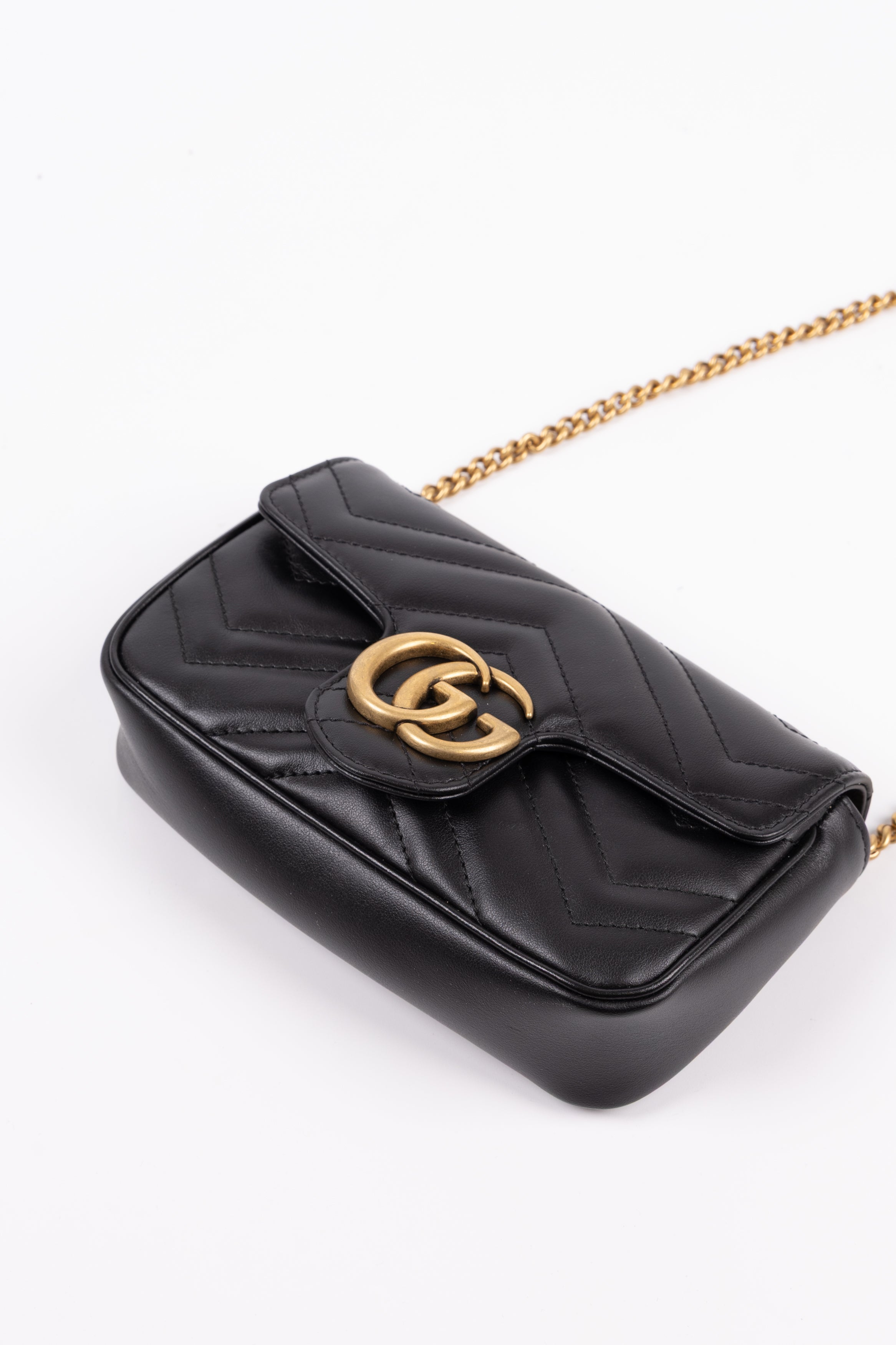 Gucci Super Mini Marmont Nera