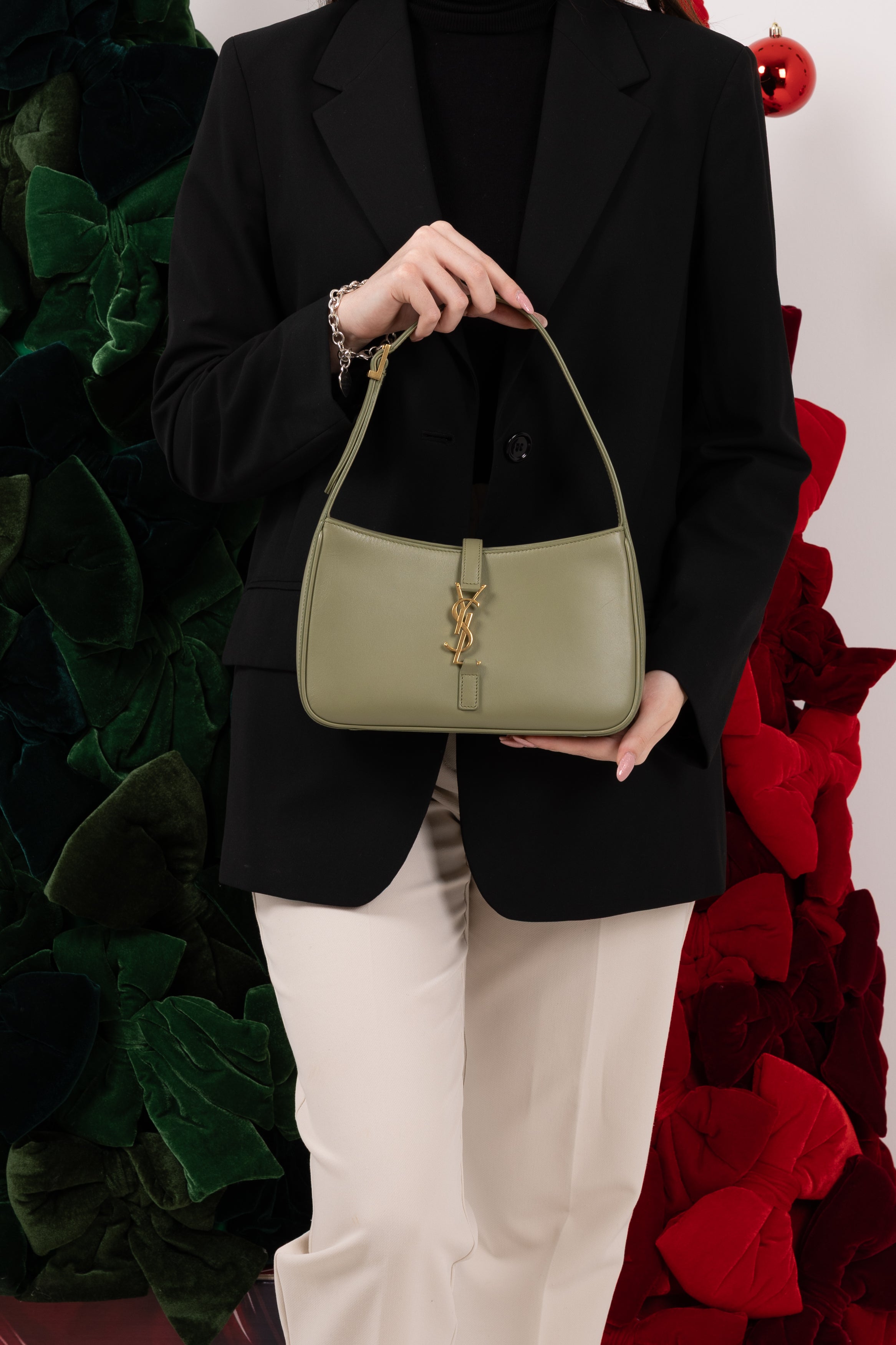 Saint Laurent Le 5 à 7 piccola Verde Pistacchio