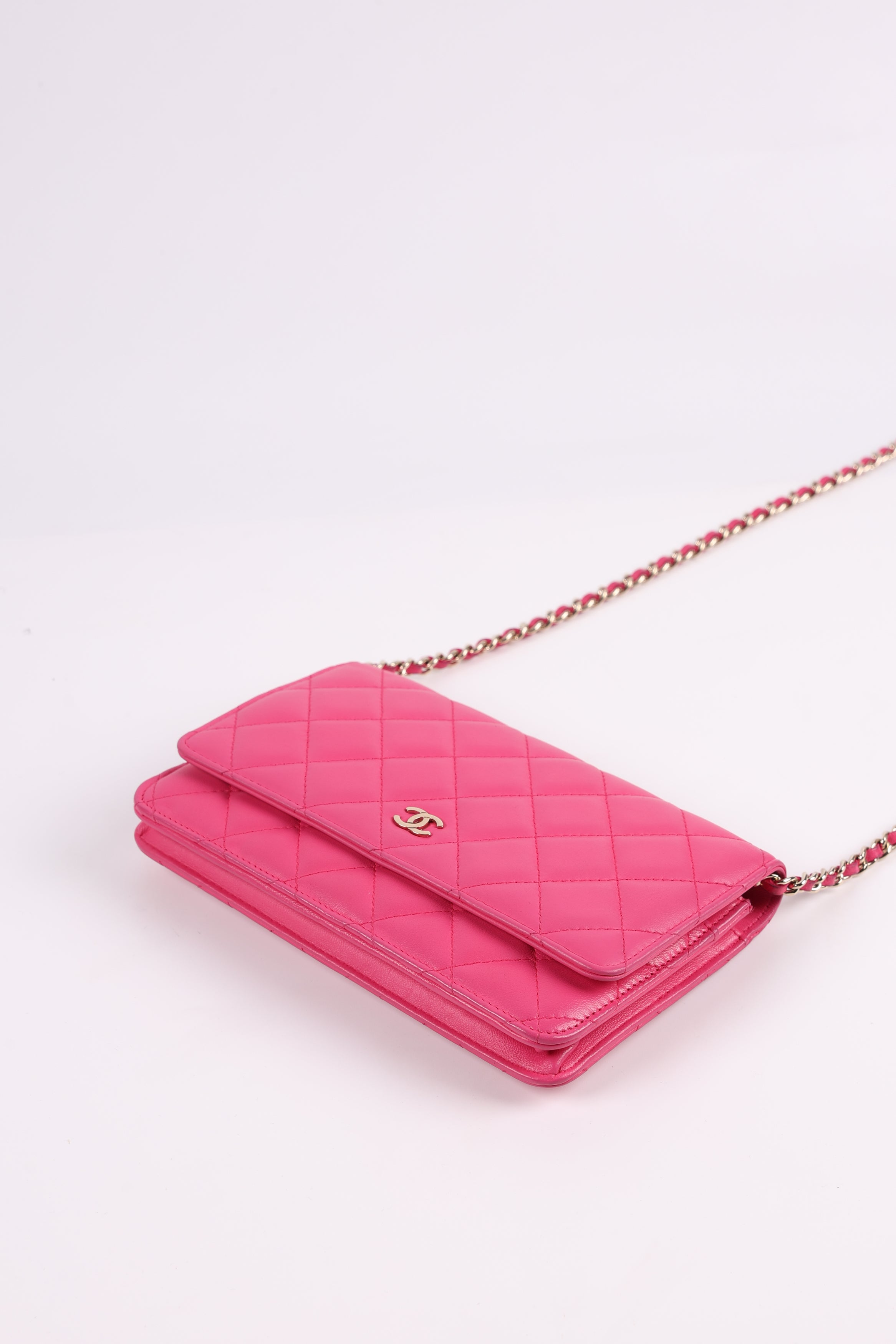 Chanel Wallet Lambskin Pink