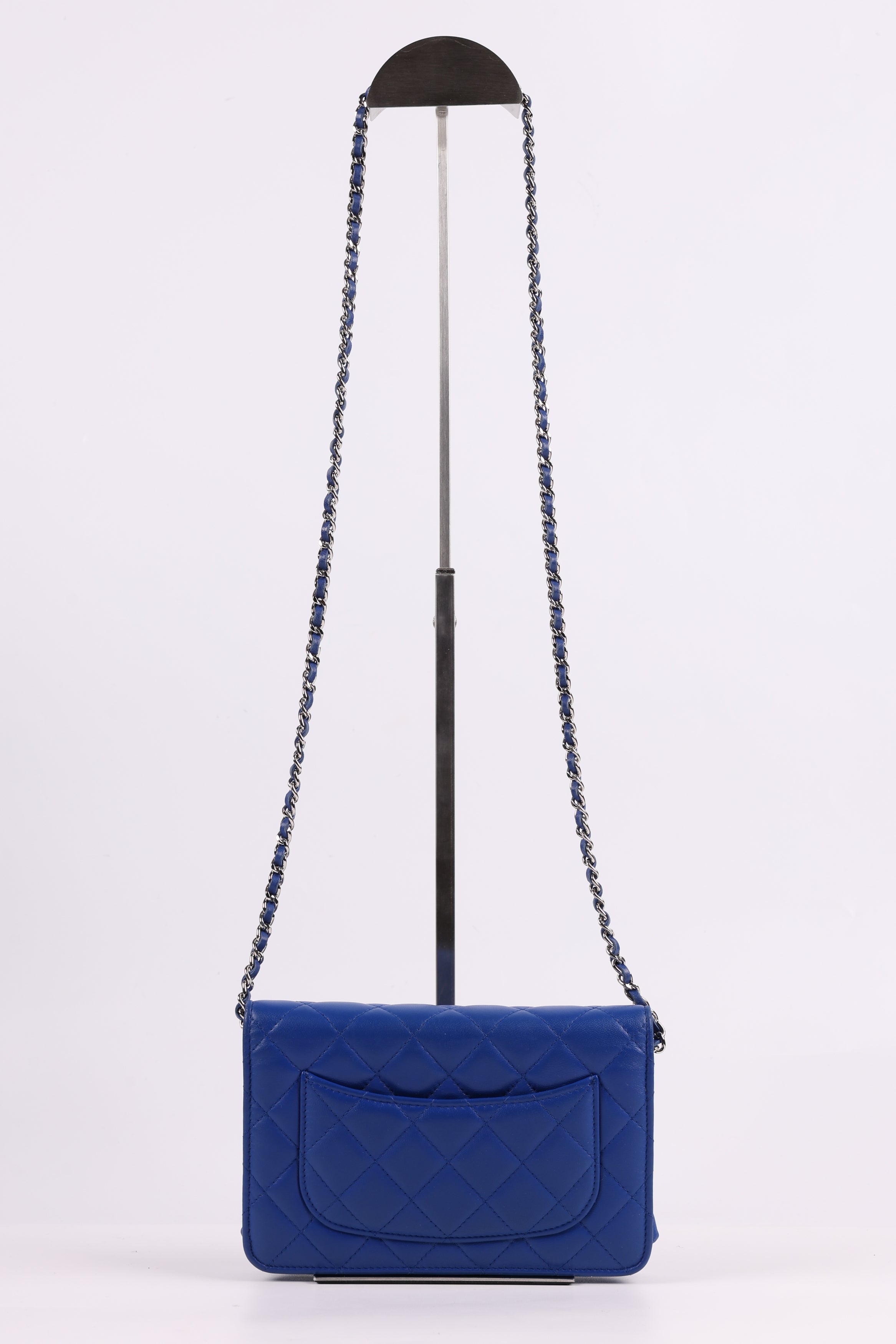 Chanel Wallet on Chain Blue