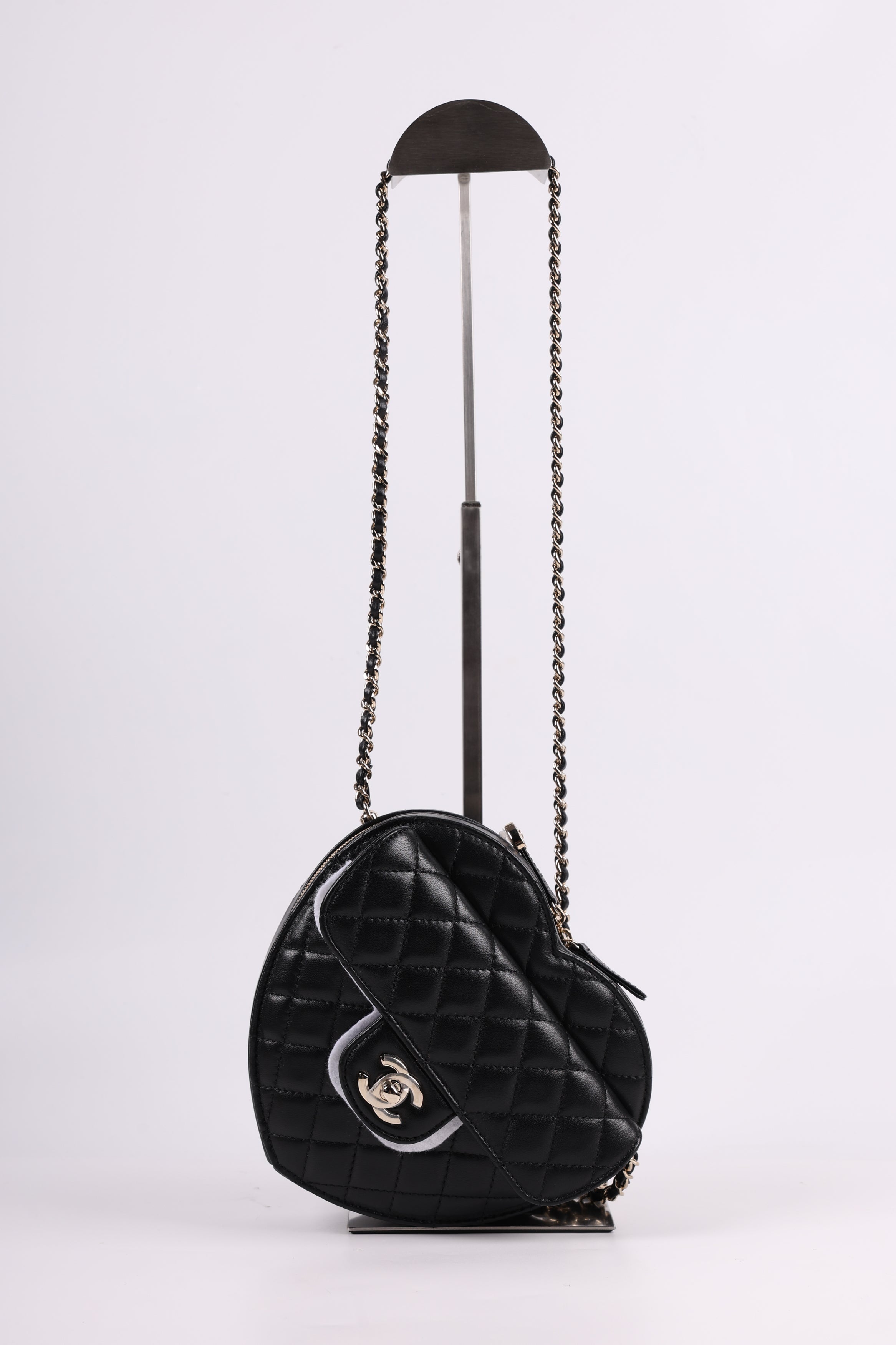 Chanel Heart Bag Black