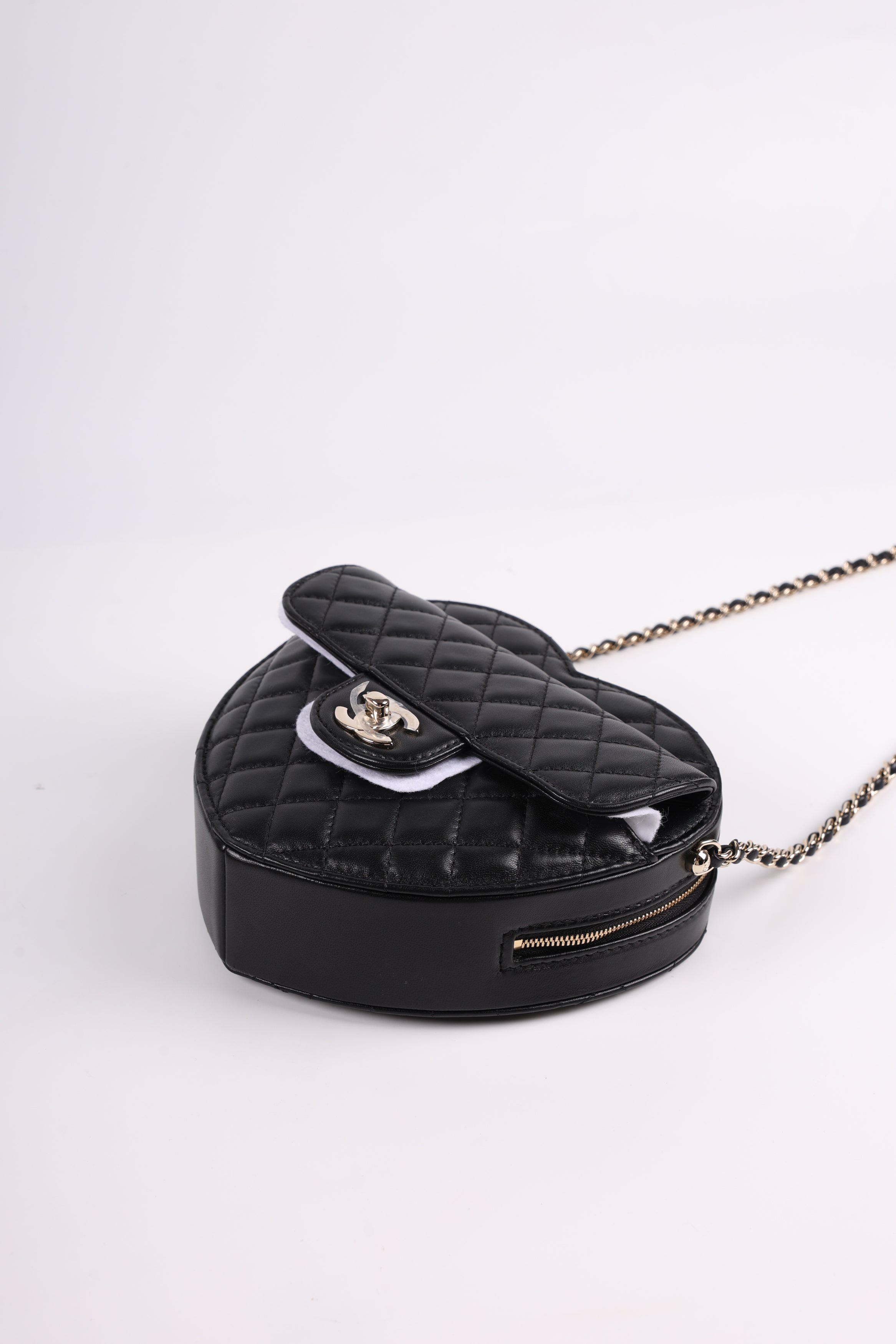 Chanel Heart Bag Black