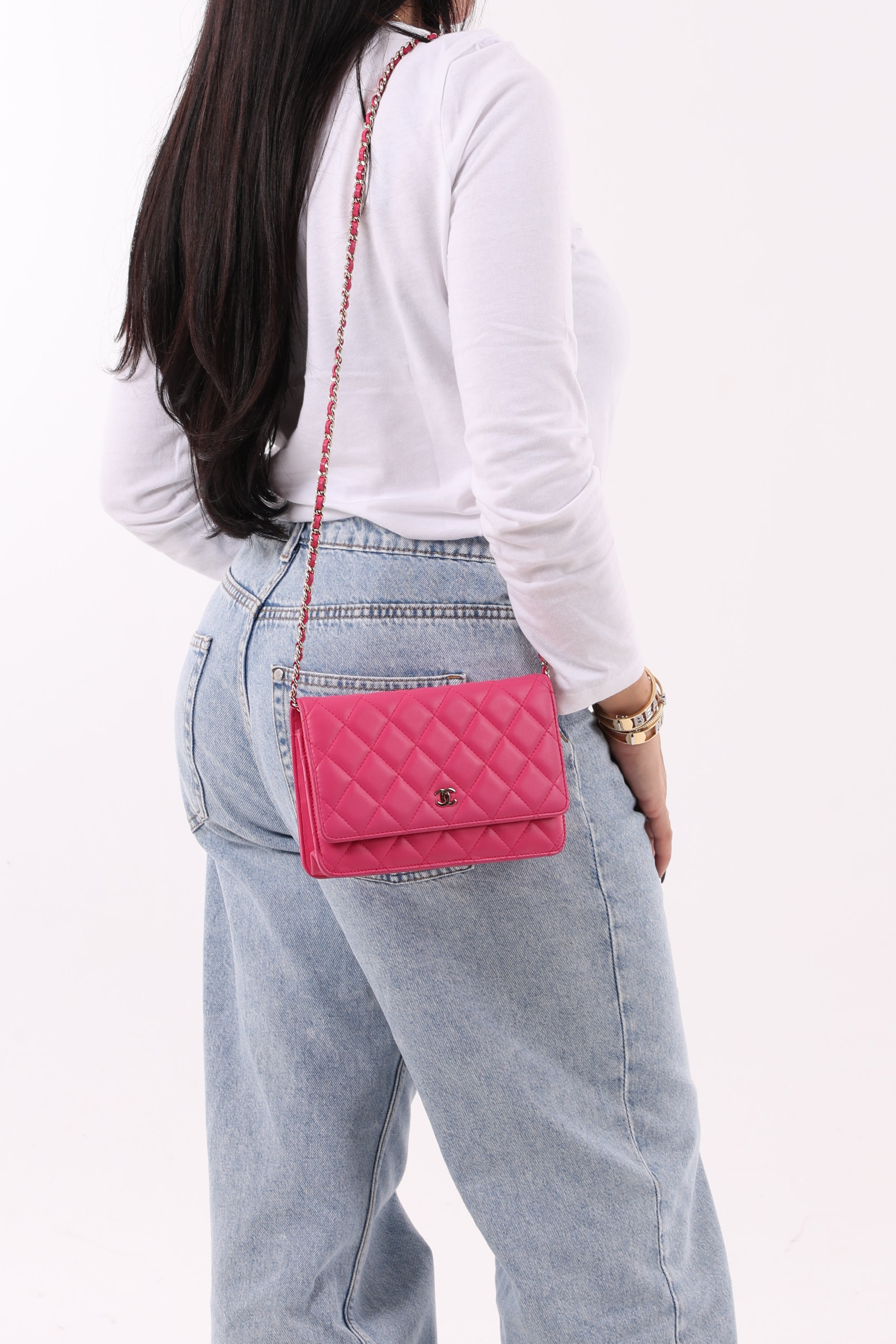 Chanel Wallet Lambskin Pink