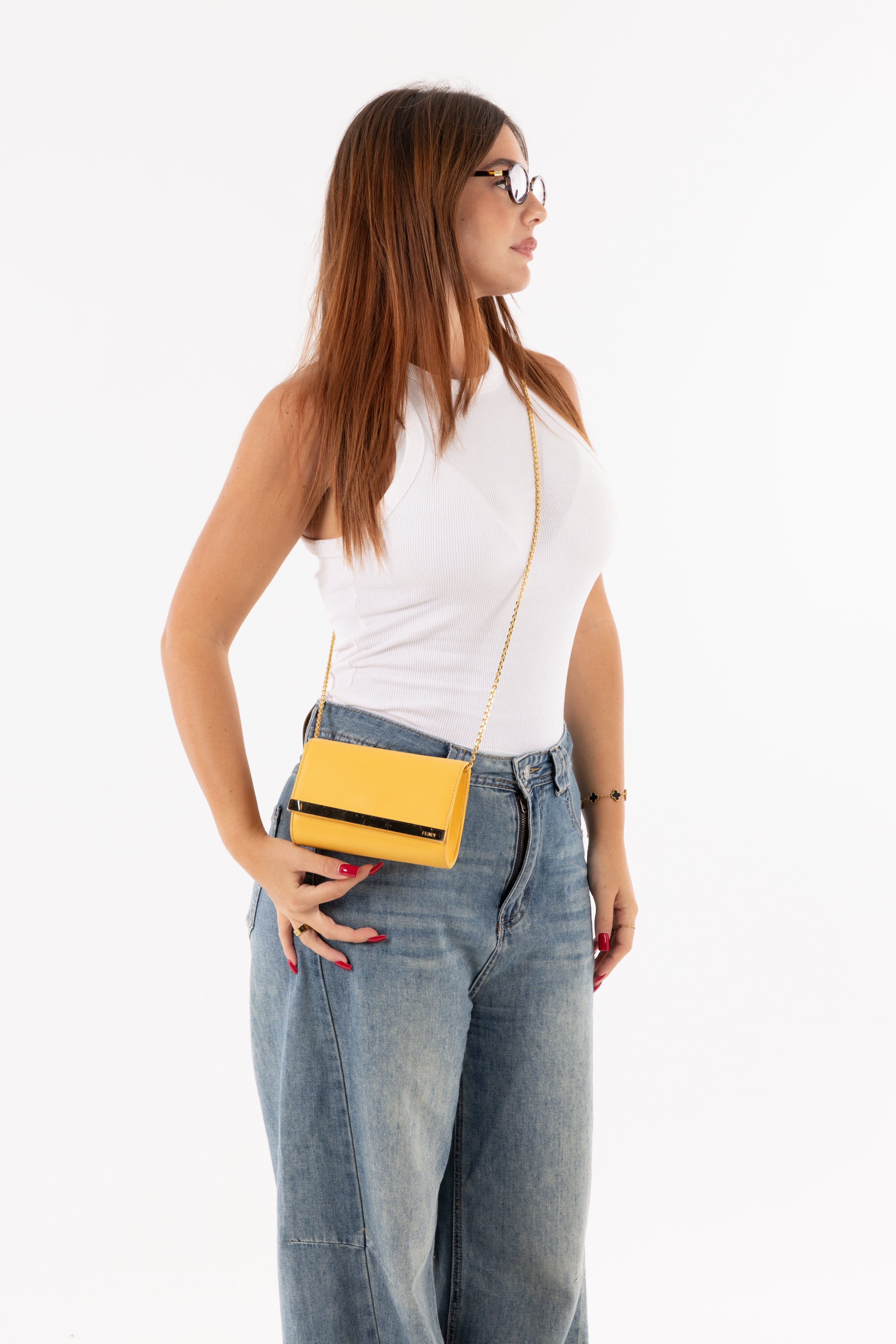 Fendi Mini Rush Clutch