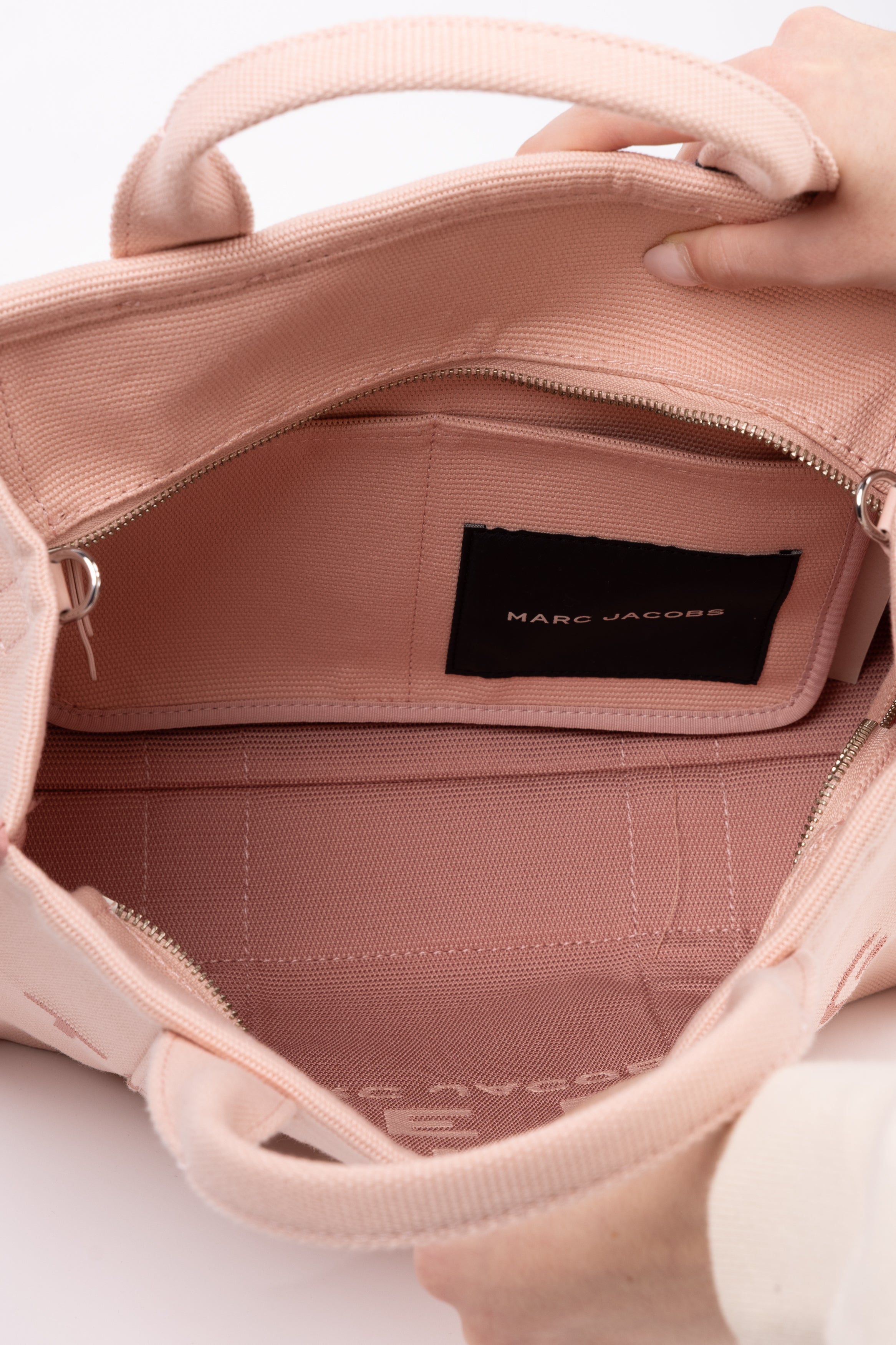 Marc Jacobs The Tote Bag Media Rosa in Tela