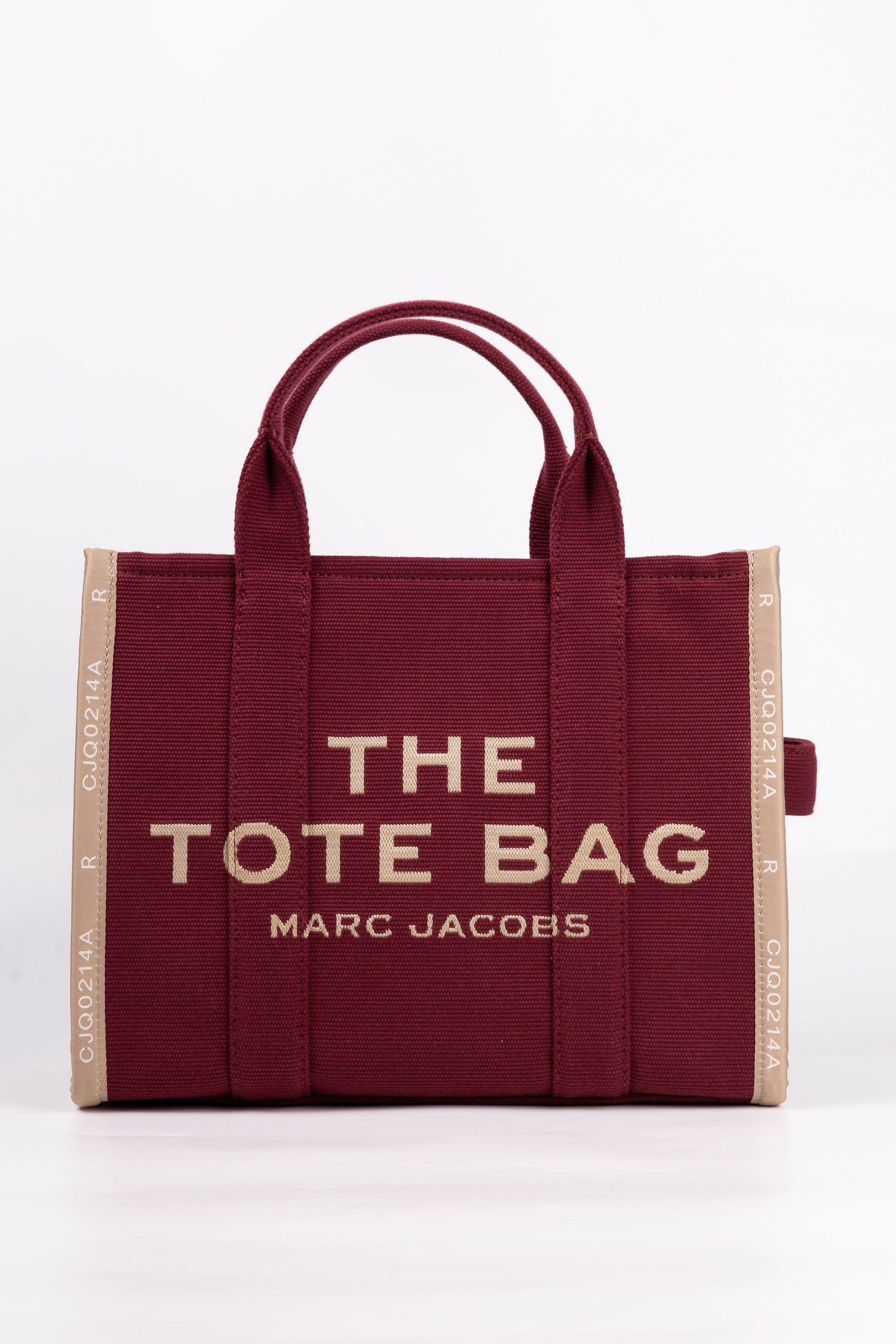 Marc Jacobs The Tote Bag Media Bordeaux in Tela