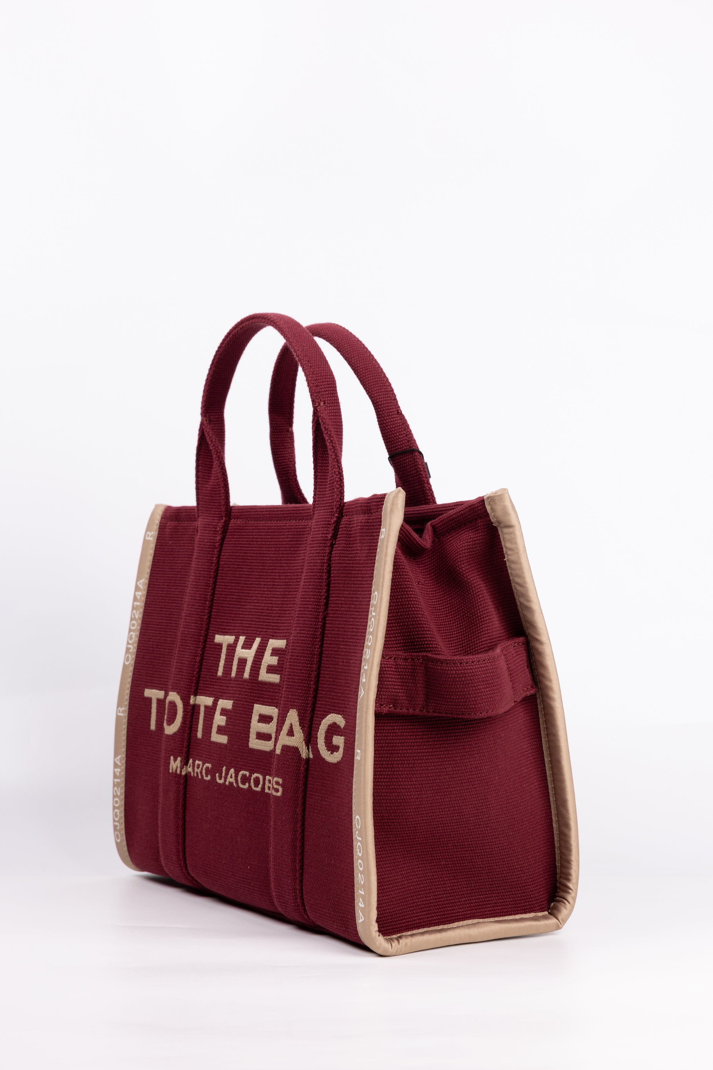 Marc Jacobs The Tote Bag Media Bordeaux in Tela