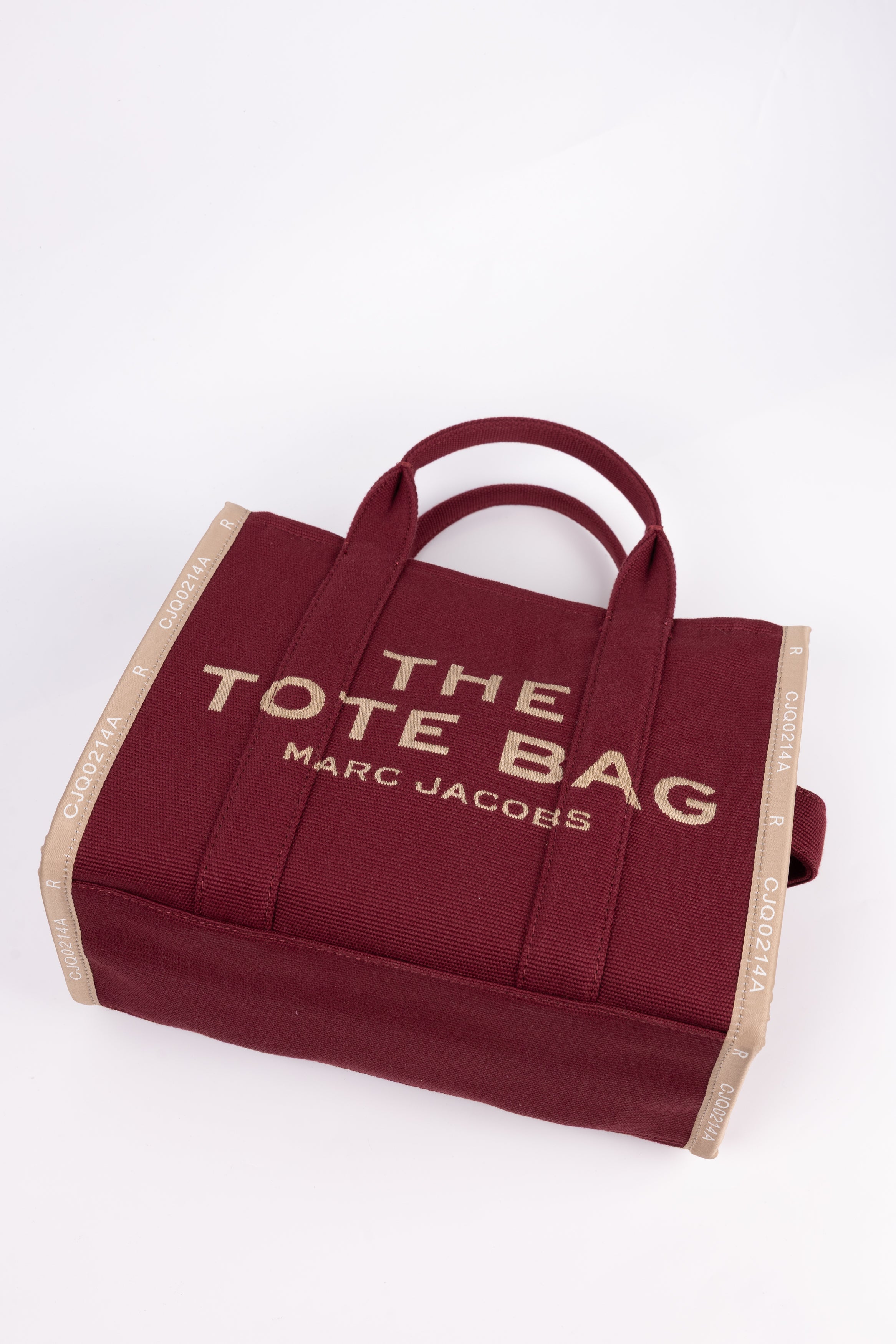 Marc Jacobs The Tote Bag Media Bordeaux in Tela