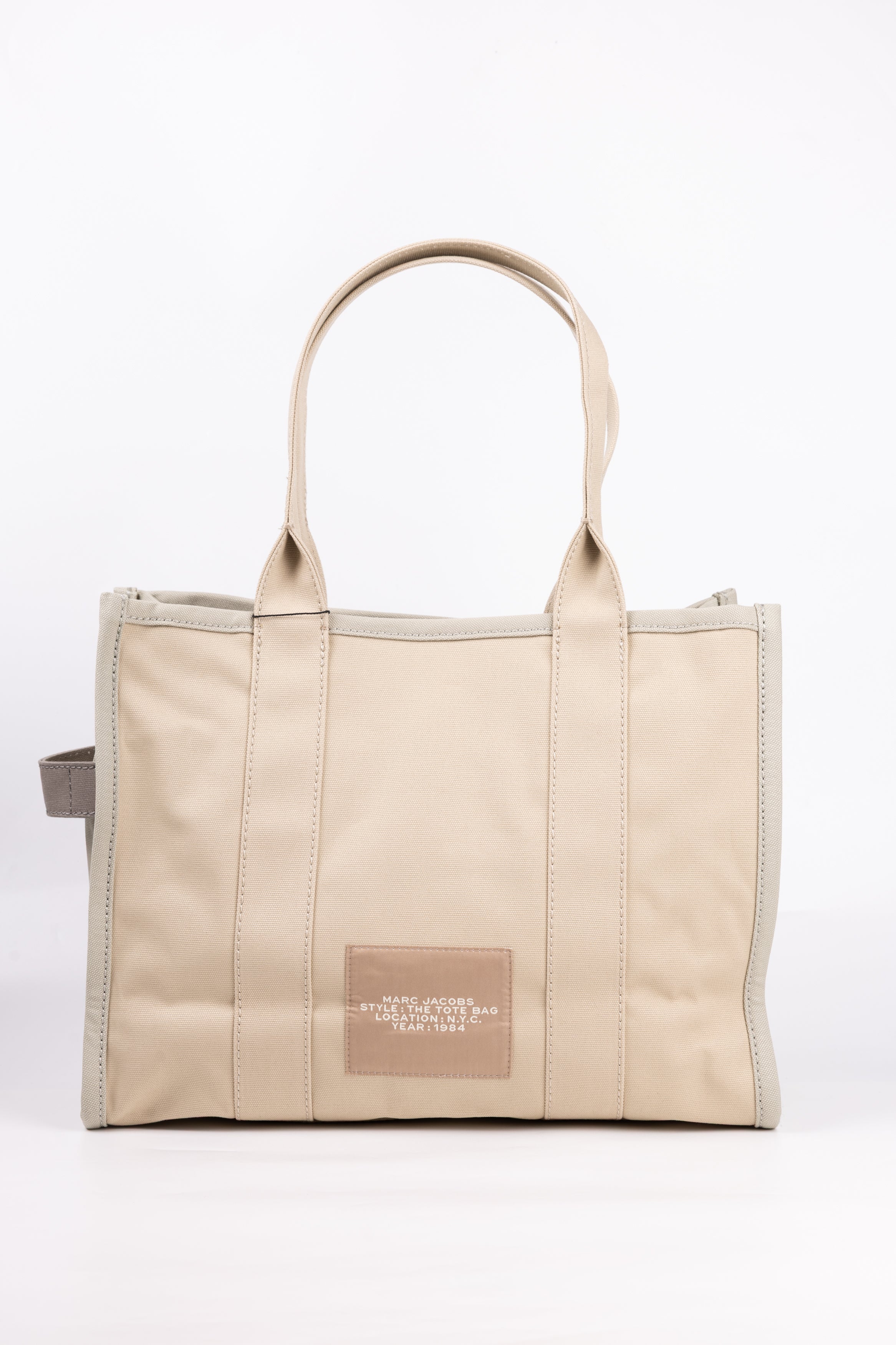 Marc Jacobs The Tote Bag Grande Beige in Tela