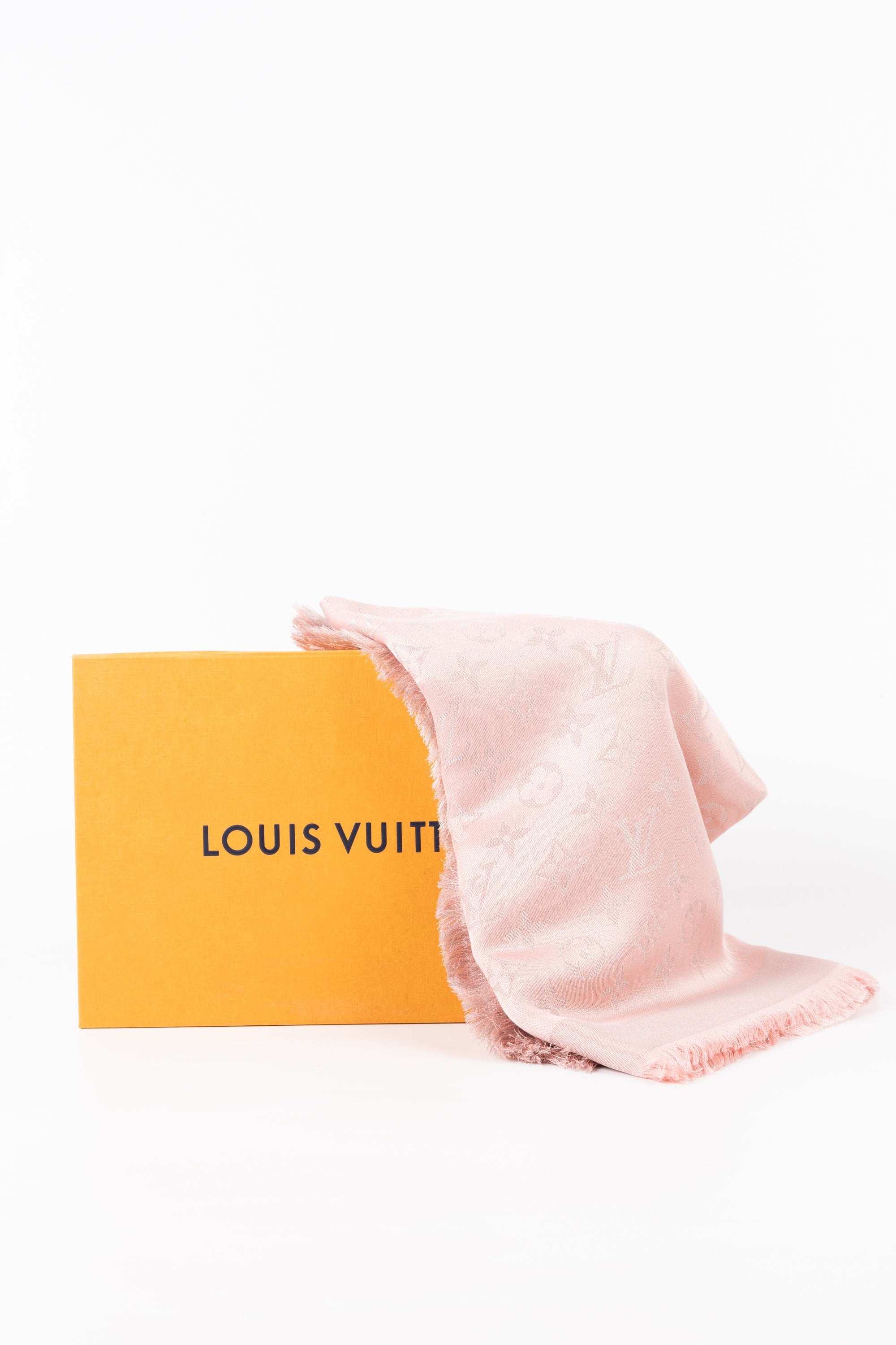 Louis Vuitton Scialle Monogram Shine Rosa