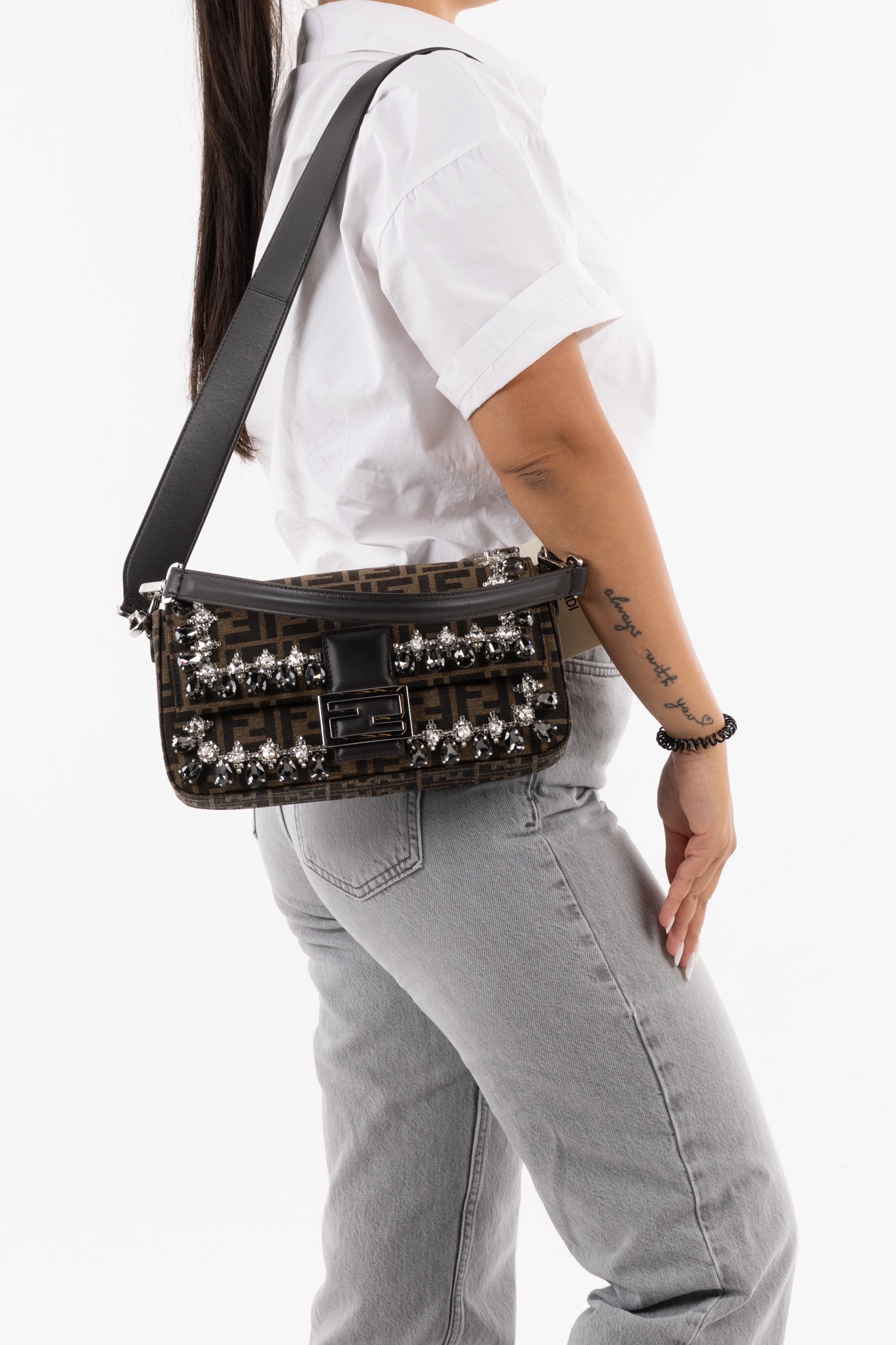 Fendi Baguette FF Crystal