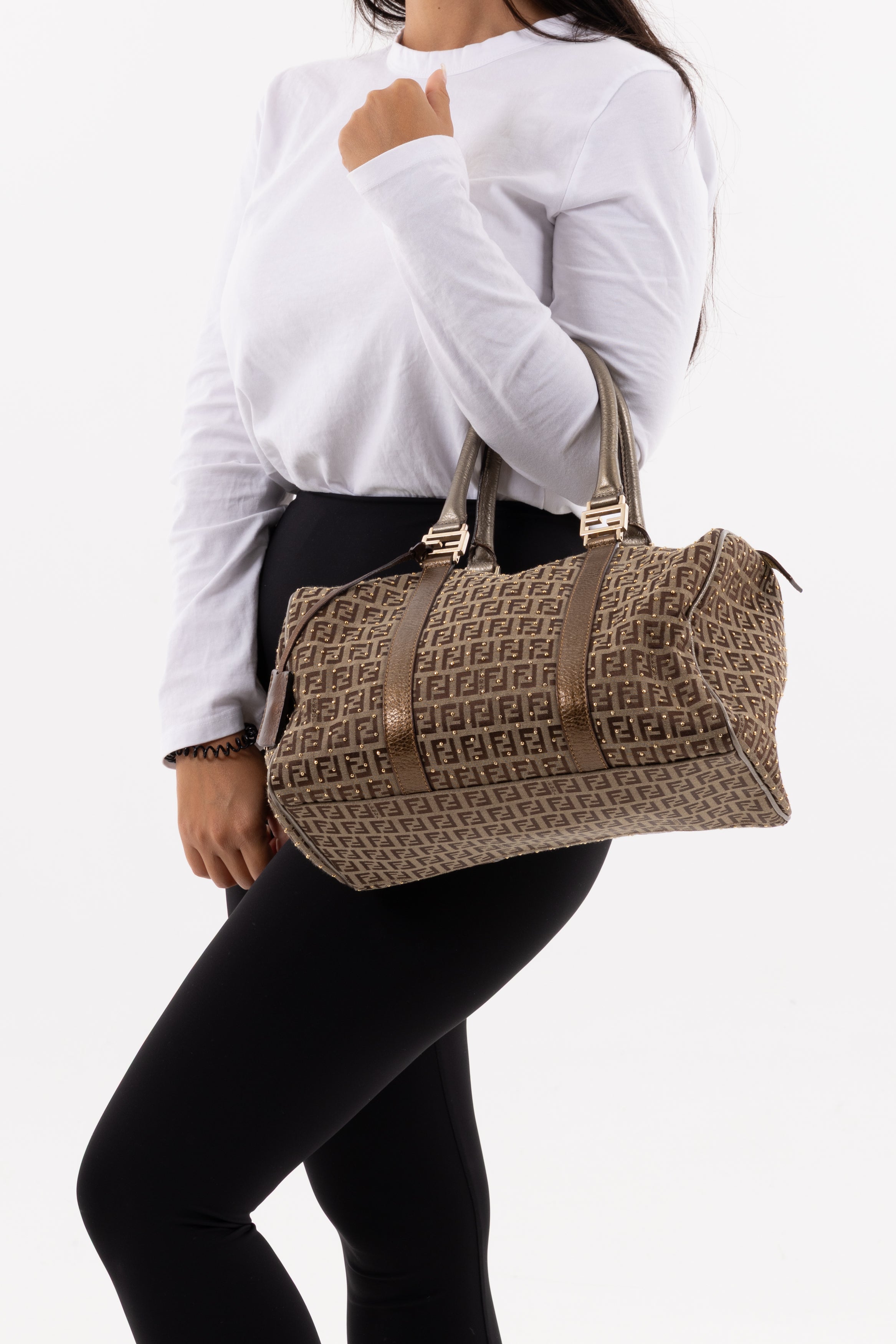 Fendi Bauletto FF Zucchino