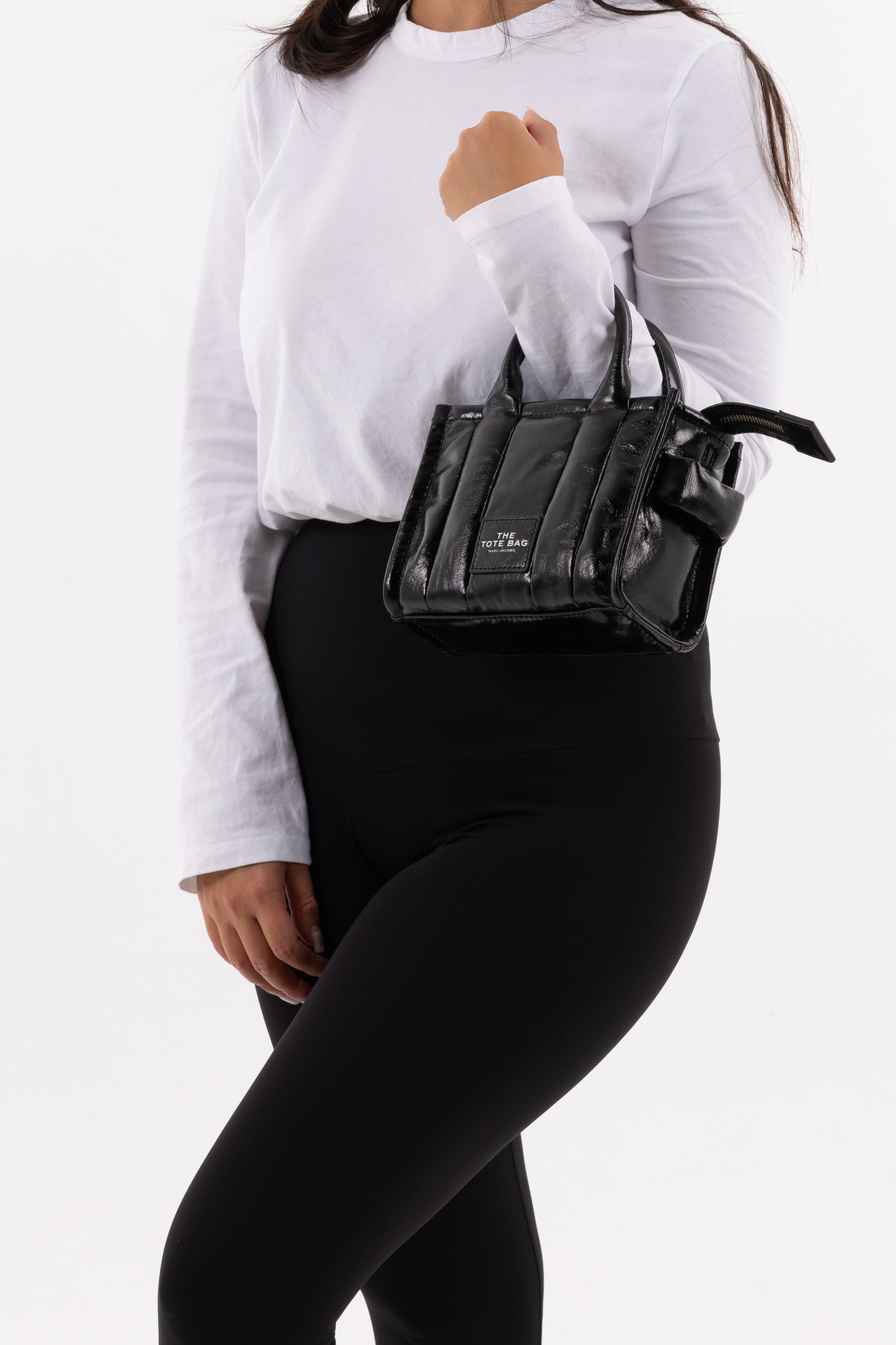 Marc Jacobs Crossbody Tote in Pelle Nero