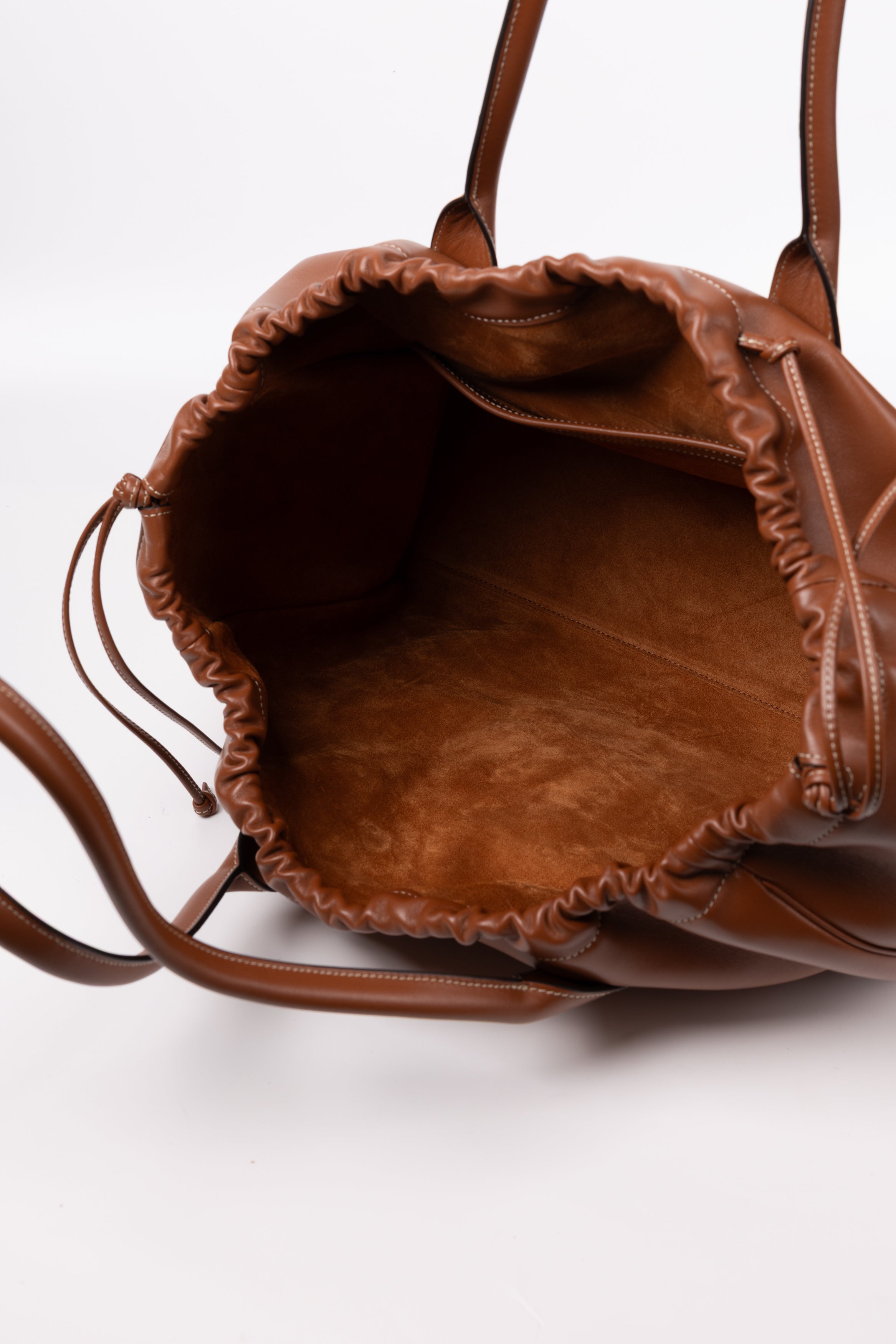 Celine Borsa Cabas Cuir Triomphe Cuoio