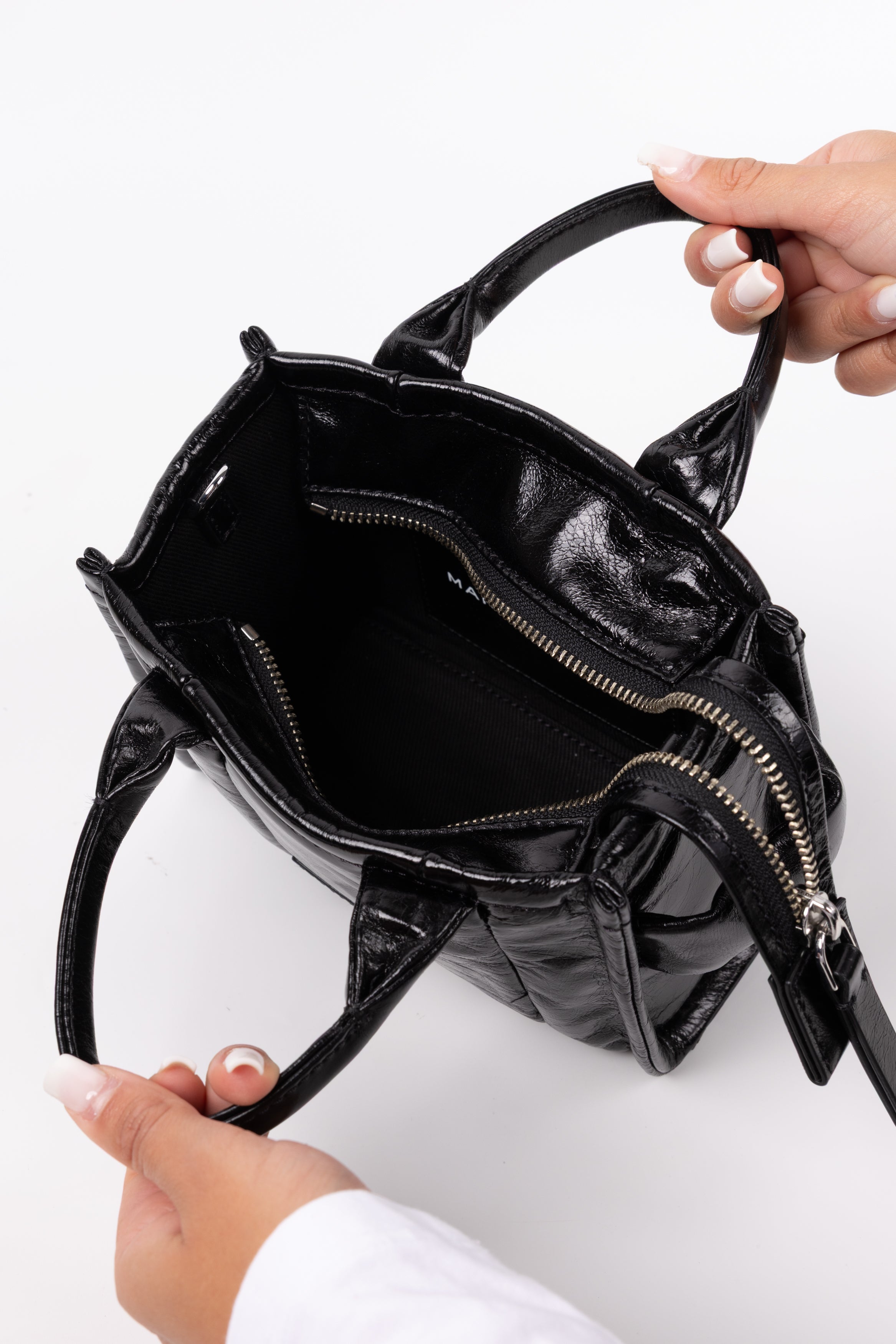 Marc Jacobs Crossbody Tote in Pelle Nero