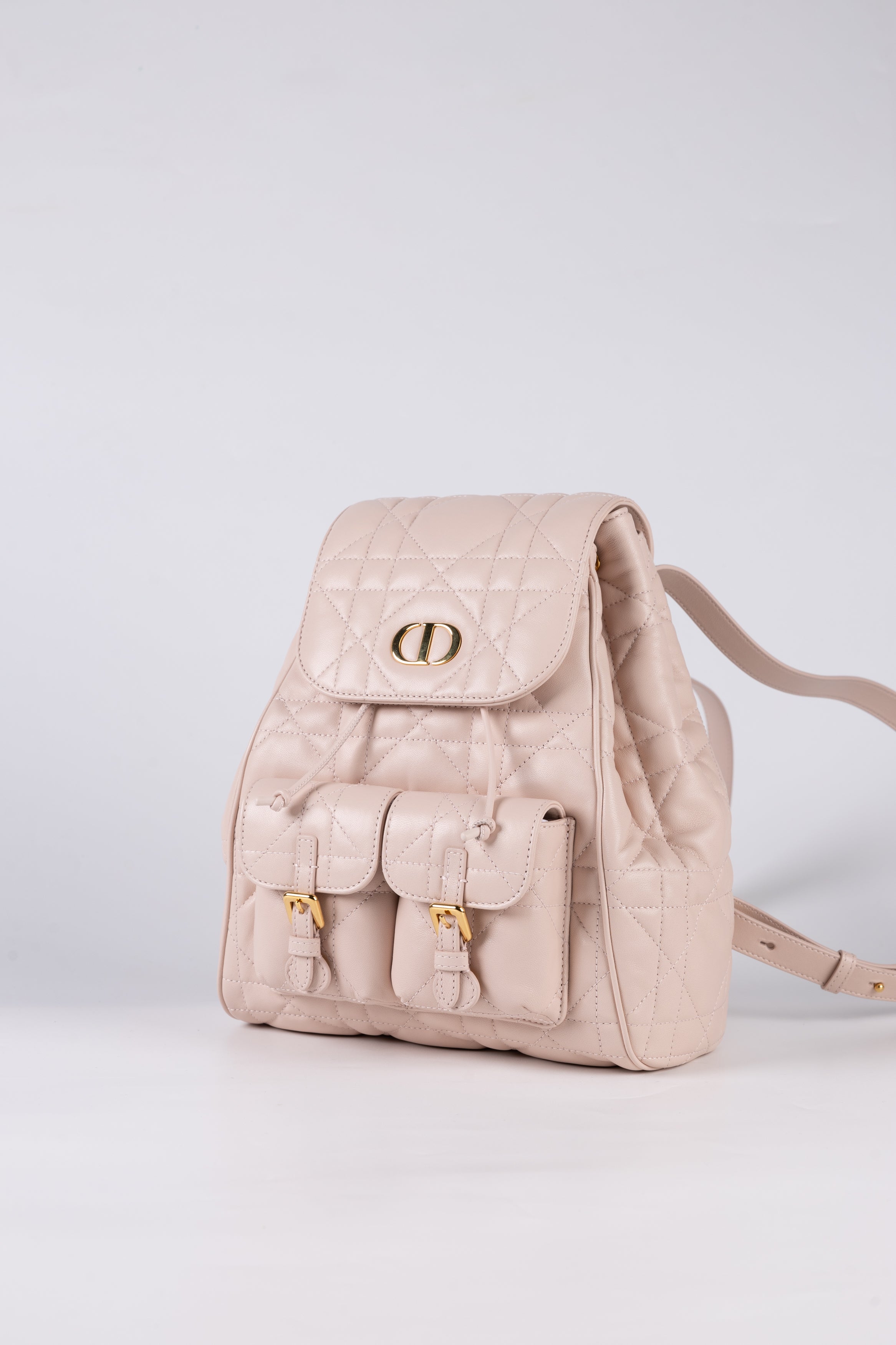 Dior Zaino Caro Medio Rosa Cipria