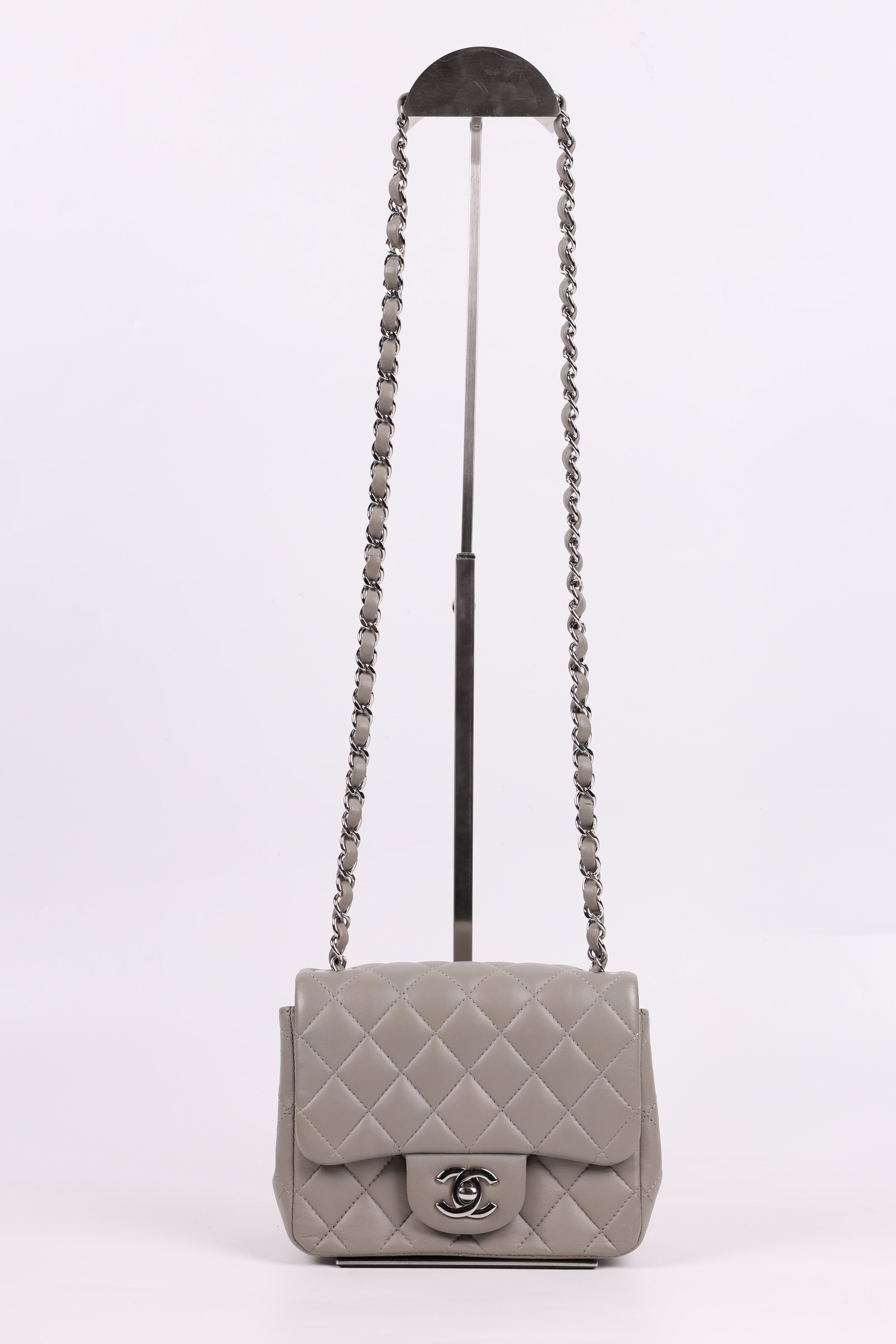 Chanel Mini Square Grigia