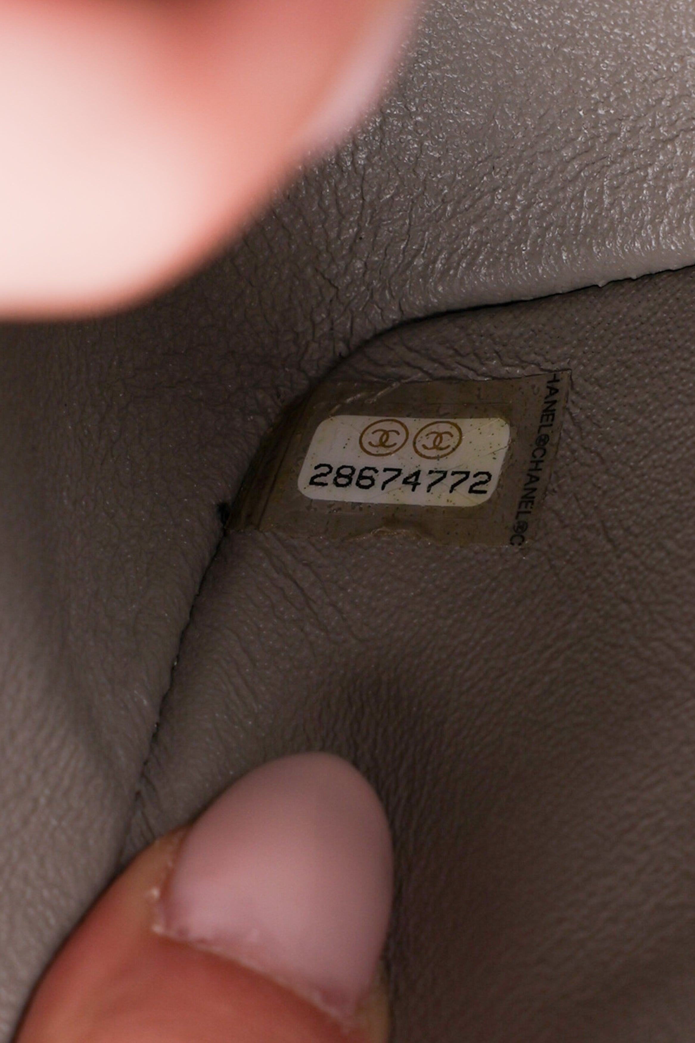 Chanel Mini Square Grigia