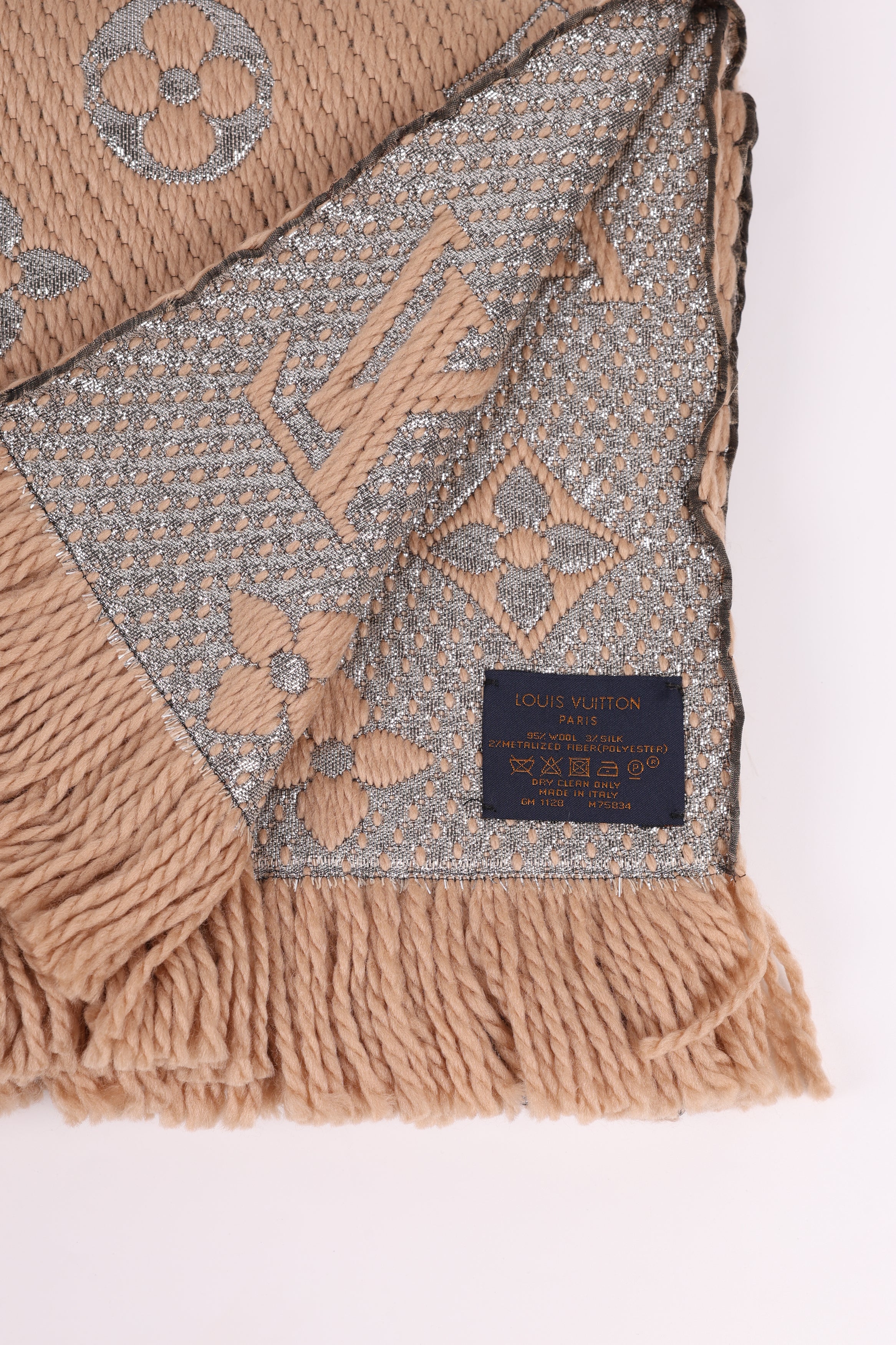 Louis Vuitton Sciarpa Monogram Beije