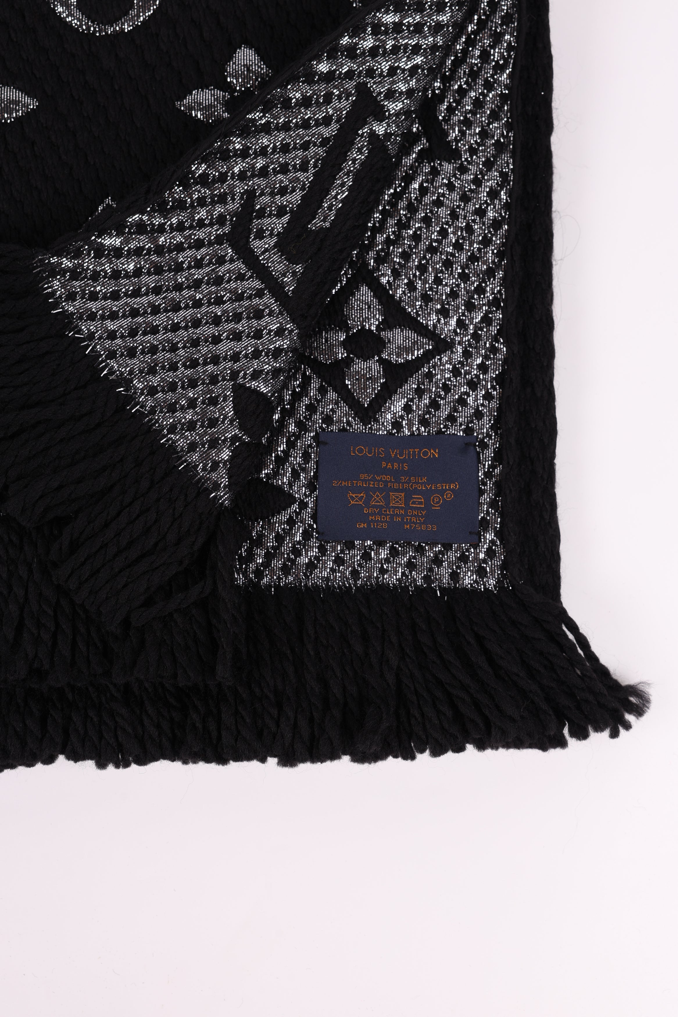 Louis Vuitton Sciarpa Monogram Nera