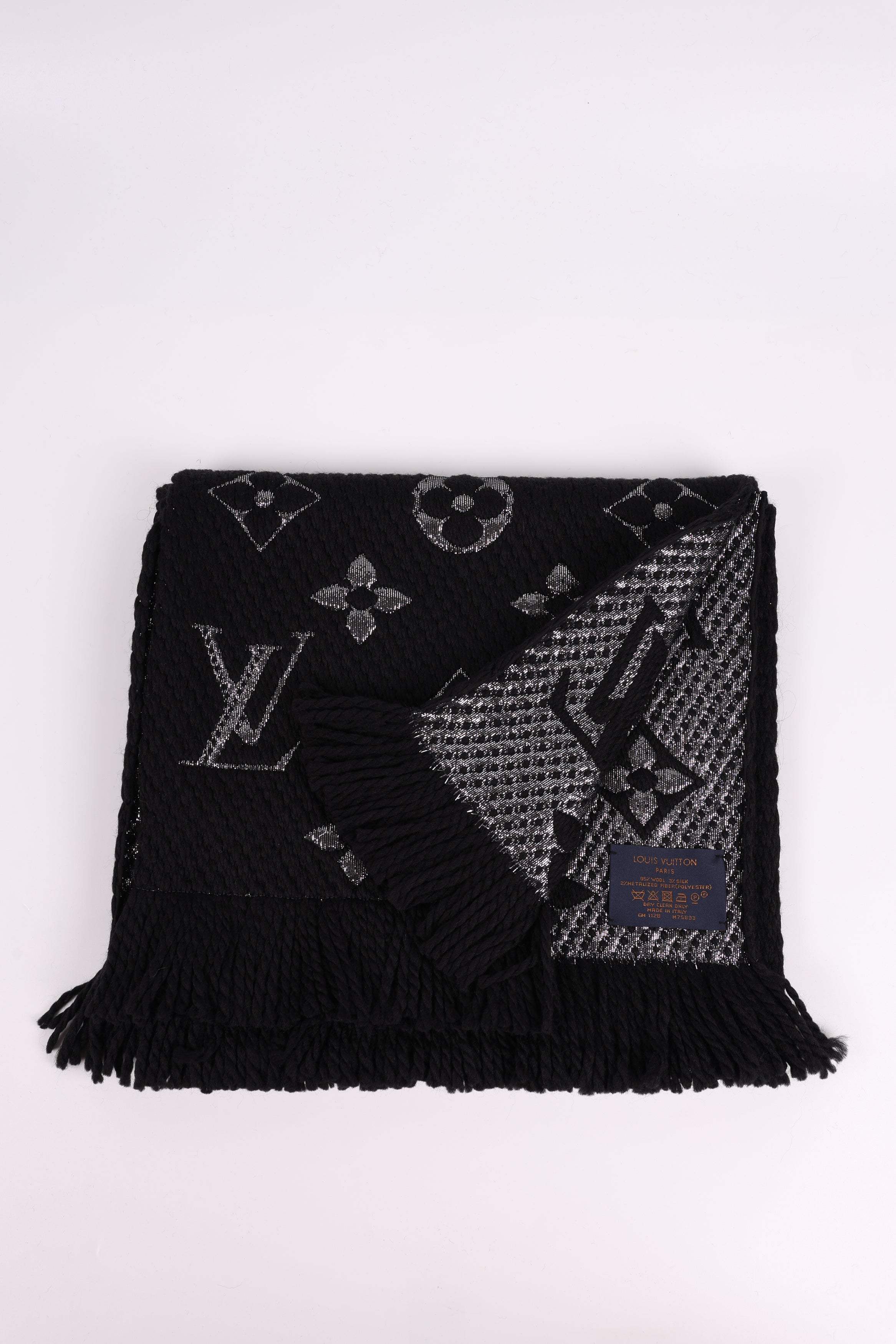 Louis Vuitton Sciarpa Monogram Nera