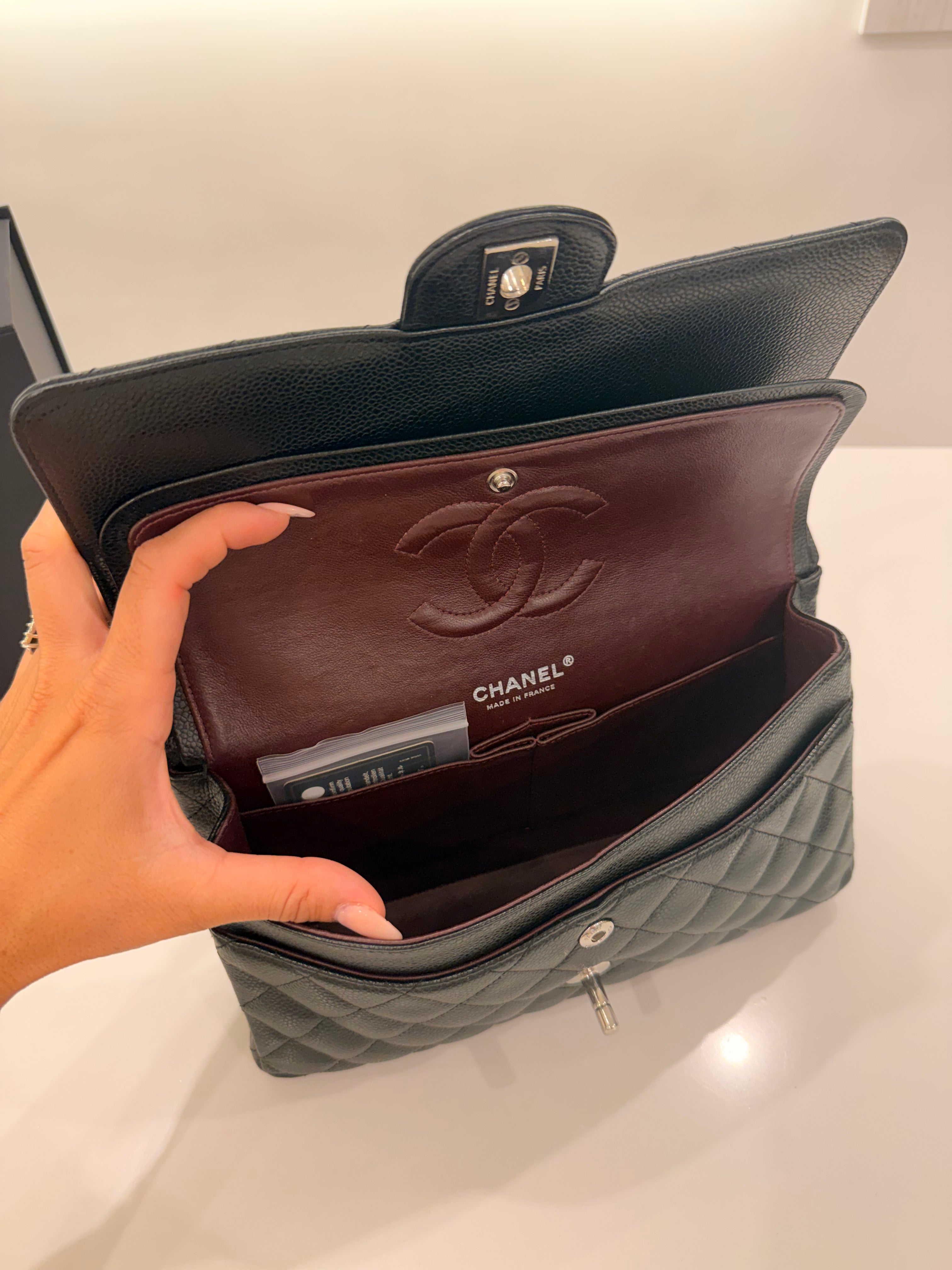 CHANEL 11.12 NERA/ARGENTO CAVIAR