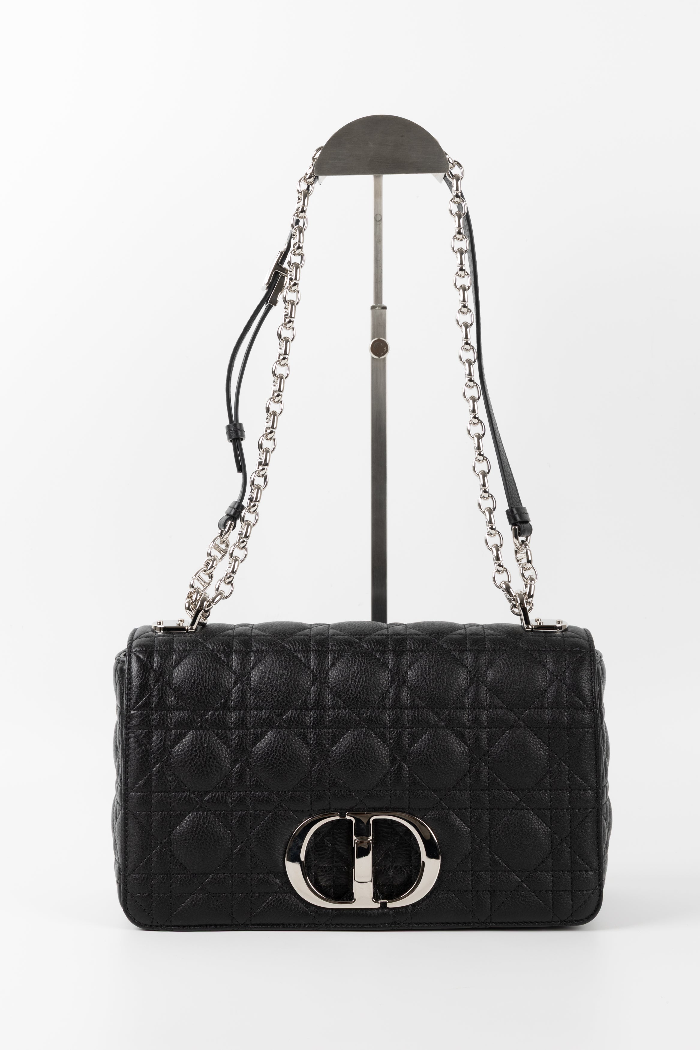 DIOR CARO NERA/ARGENTO CAVIAR