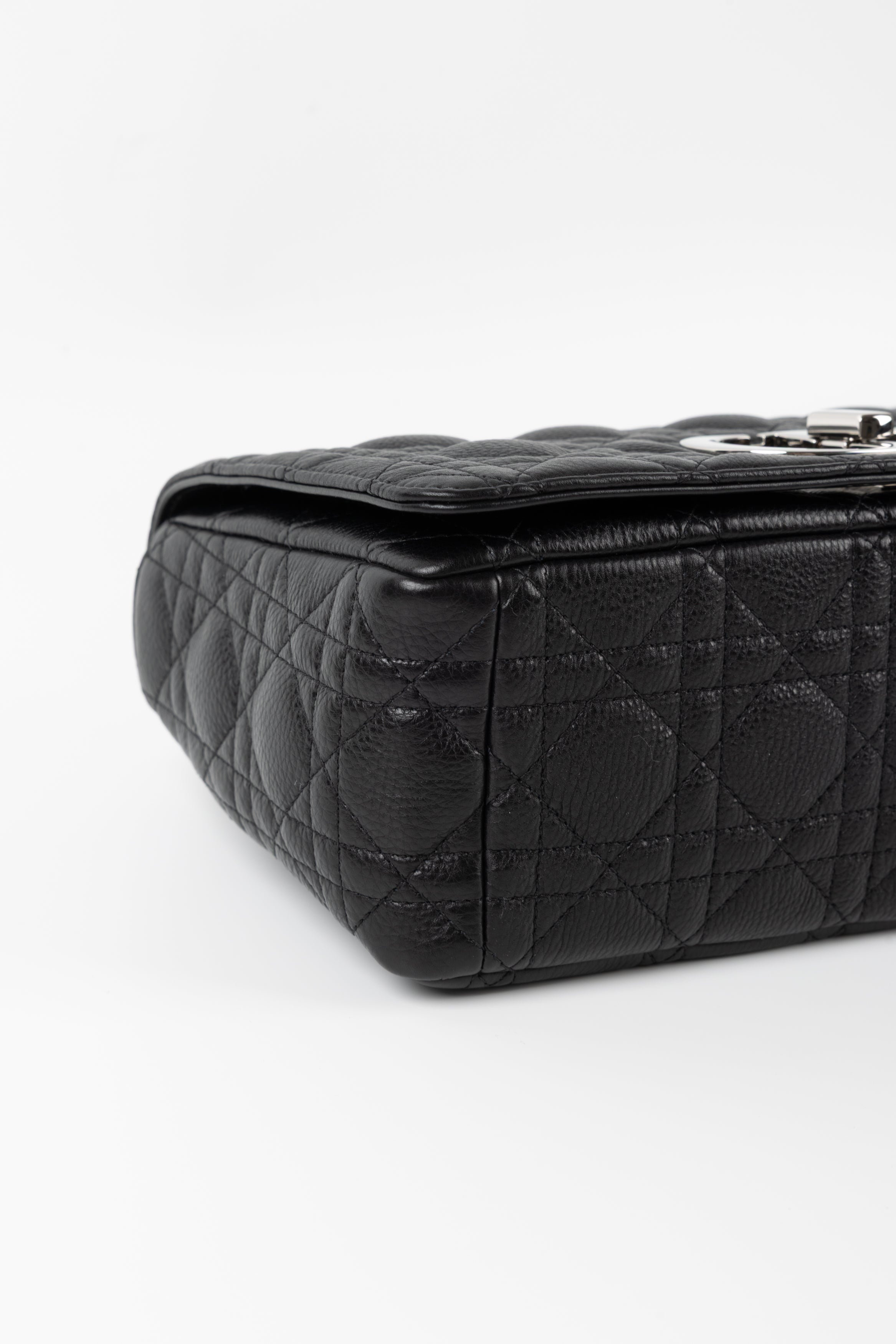 DIOR CARO NERA/ARGENTO CAVIAR