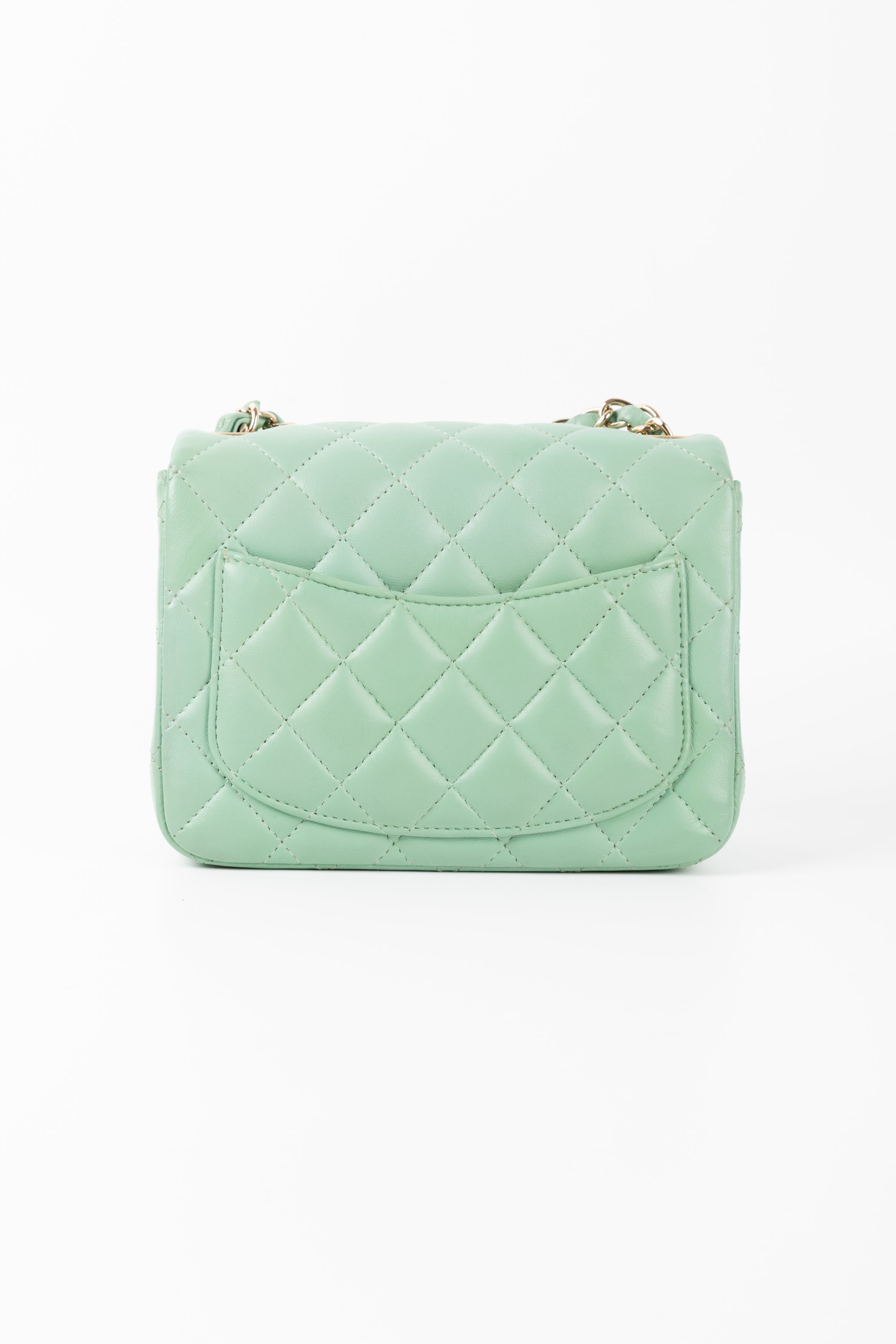 CHANEL MINI SQUARE VERDE MENTA