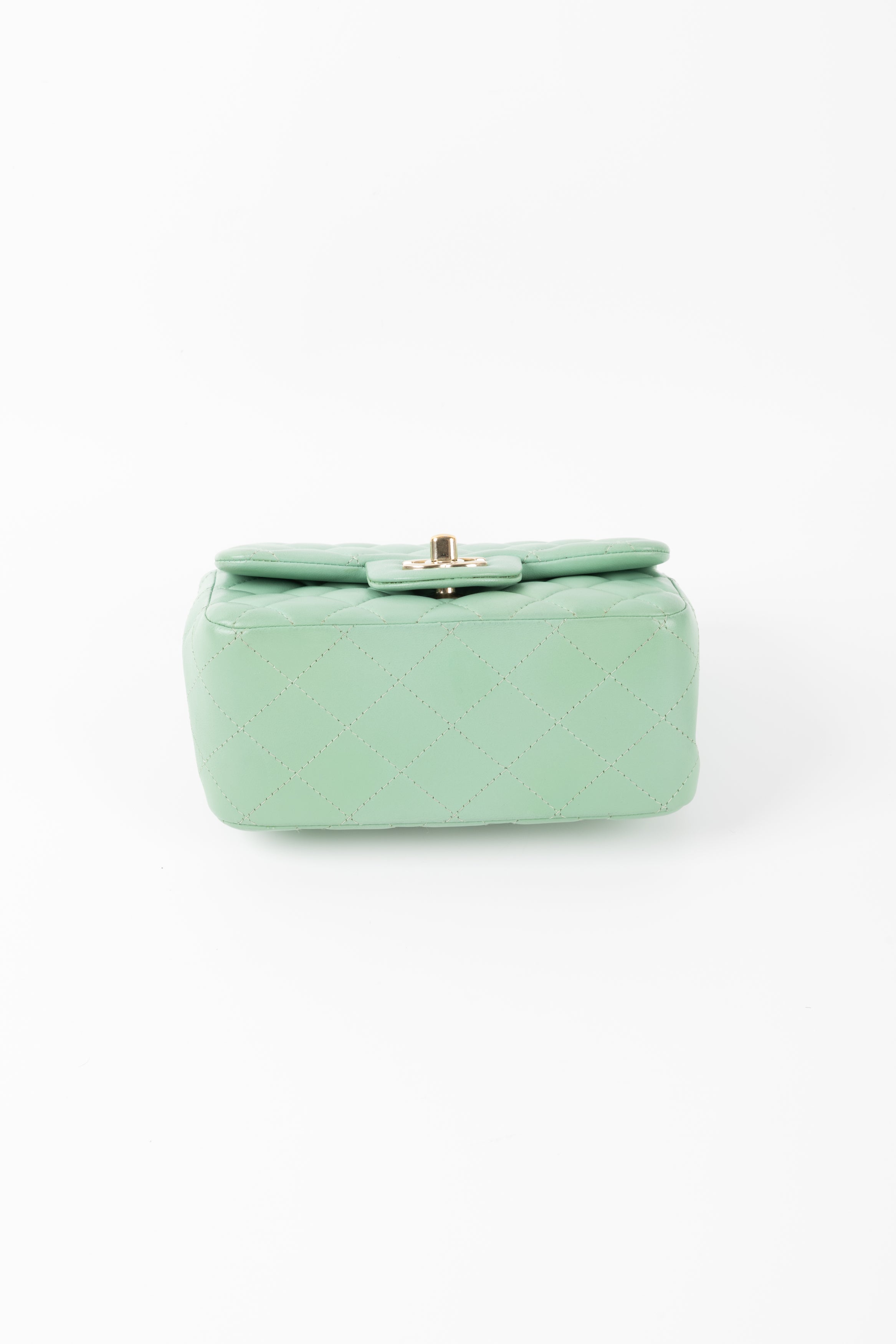 CHANEL MINI SQUARE VERDE MENTA