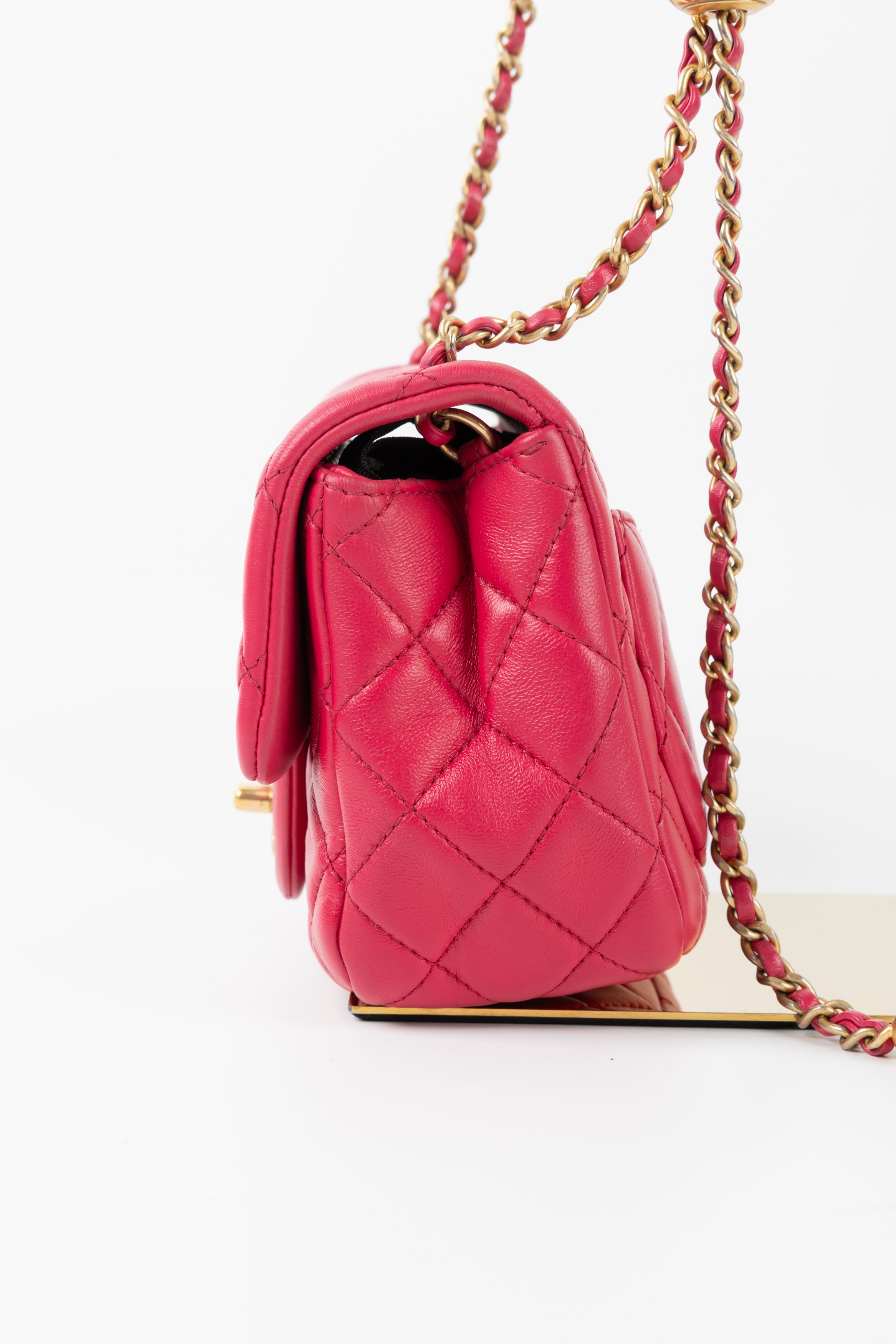 CHANEL MINI SQUARE MAGENTA SFERA