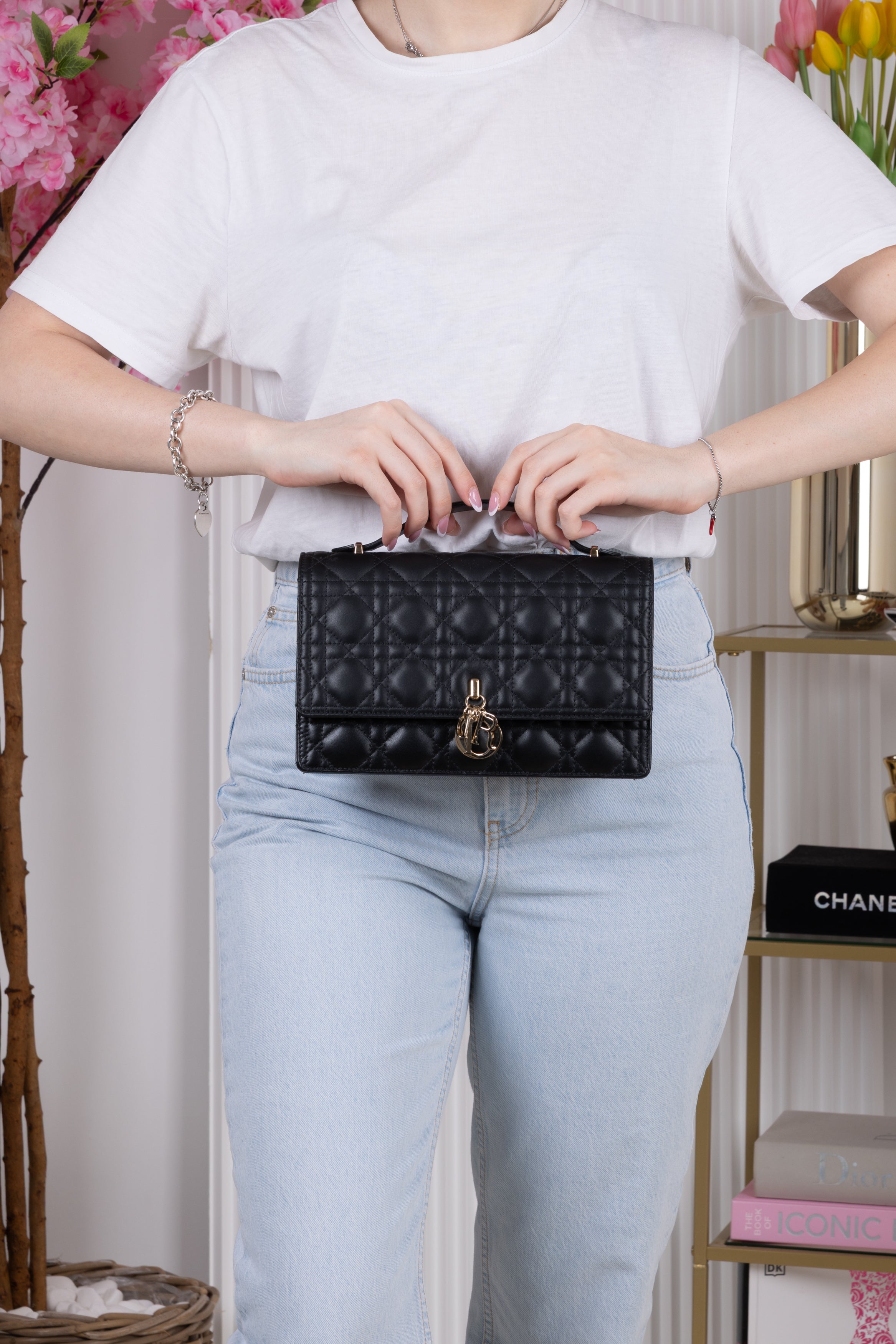 DIOR TOP HANDLE NERA