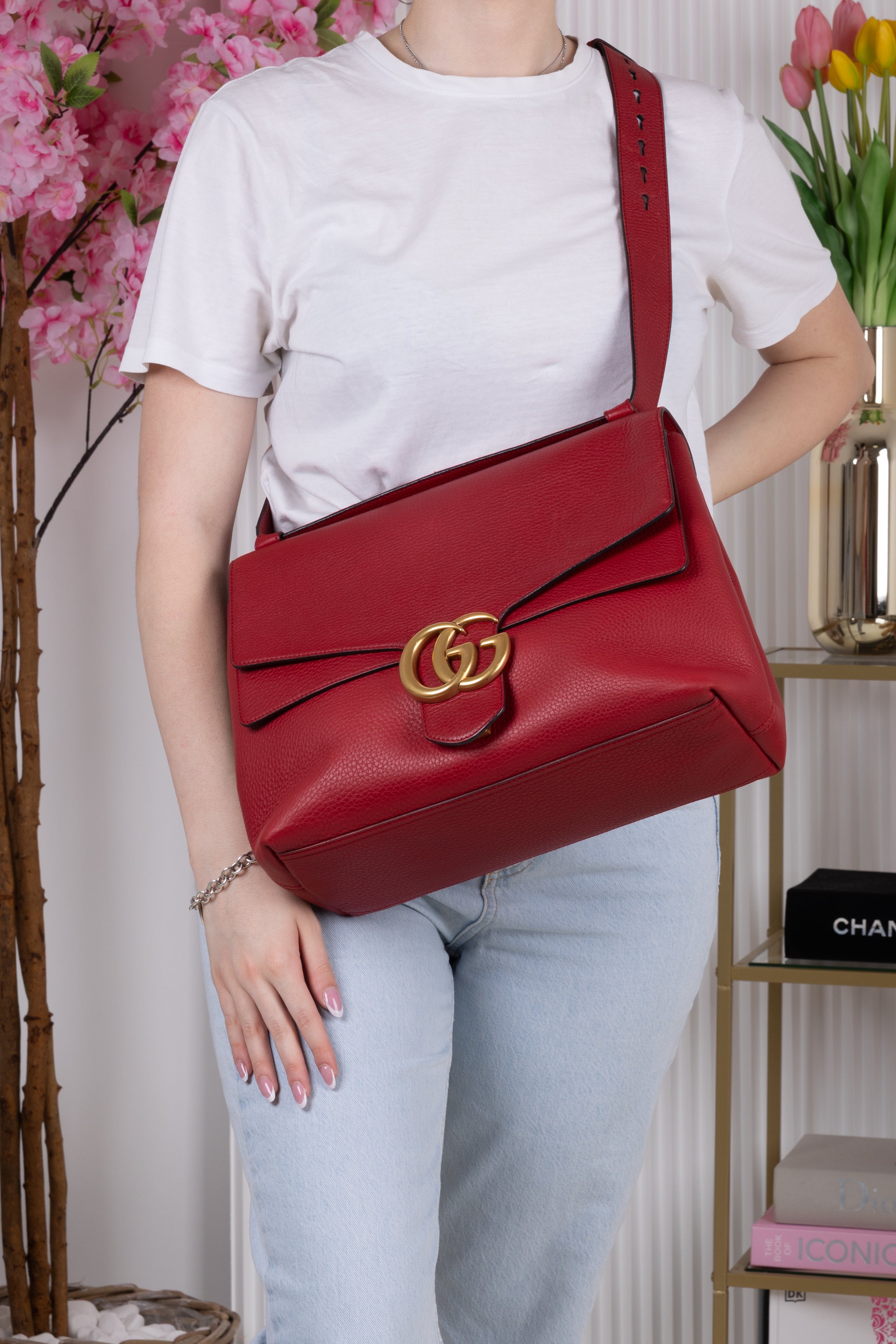 GUCCI MARMONT MAXI ROSSA