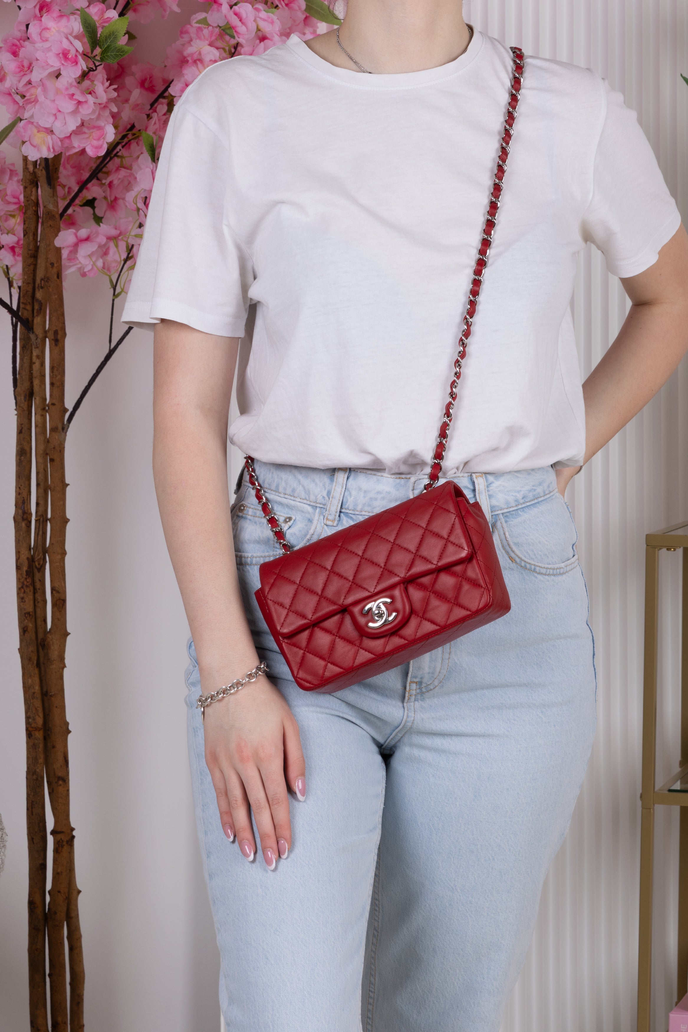 CHANEL RECTANGULAR ROSSA
