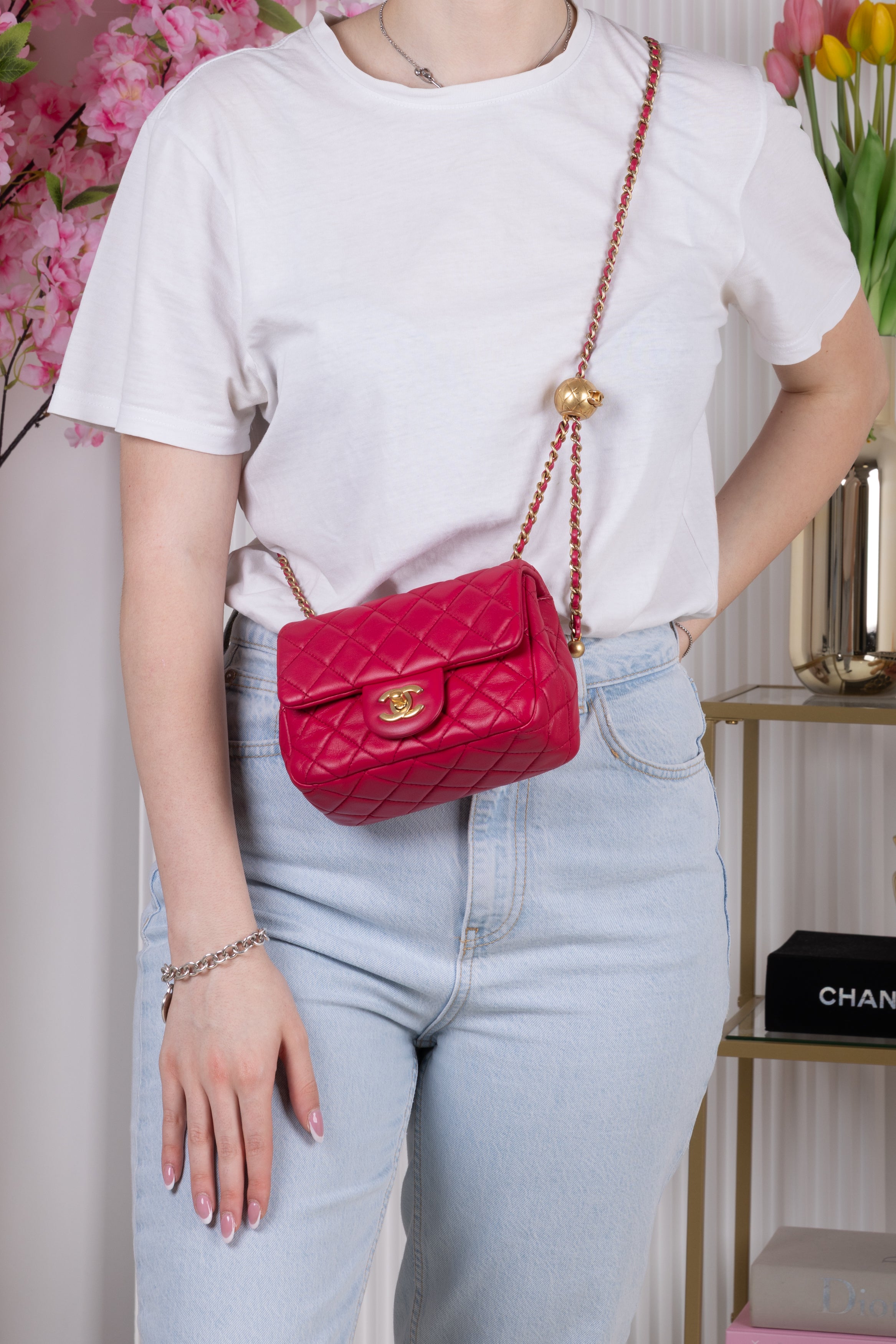 CHANEL MINI SQUARE MAGENTA SFERA