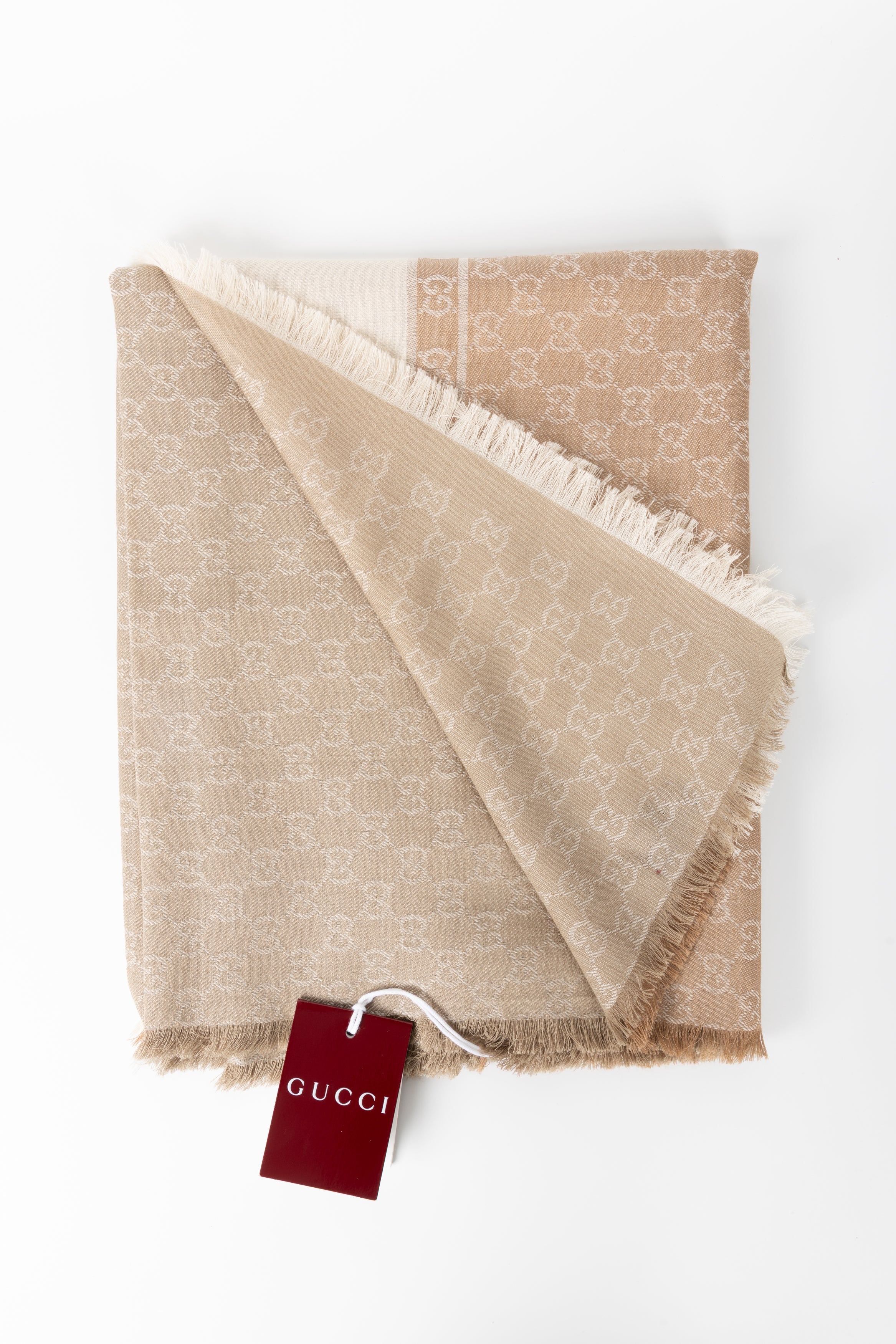 GUCCI STOLA GG BEGE/ROSA/BIANCO 07