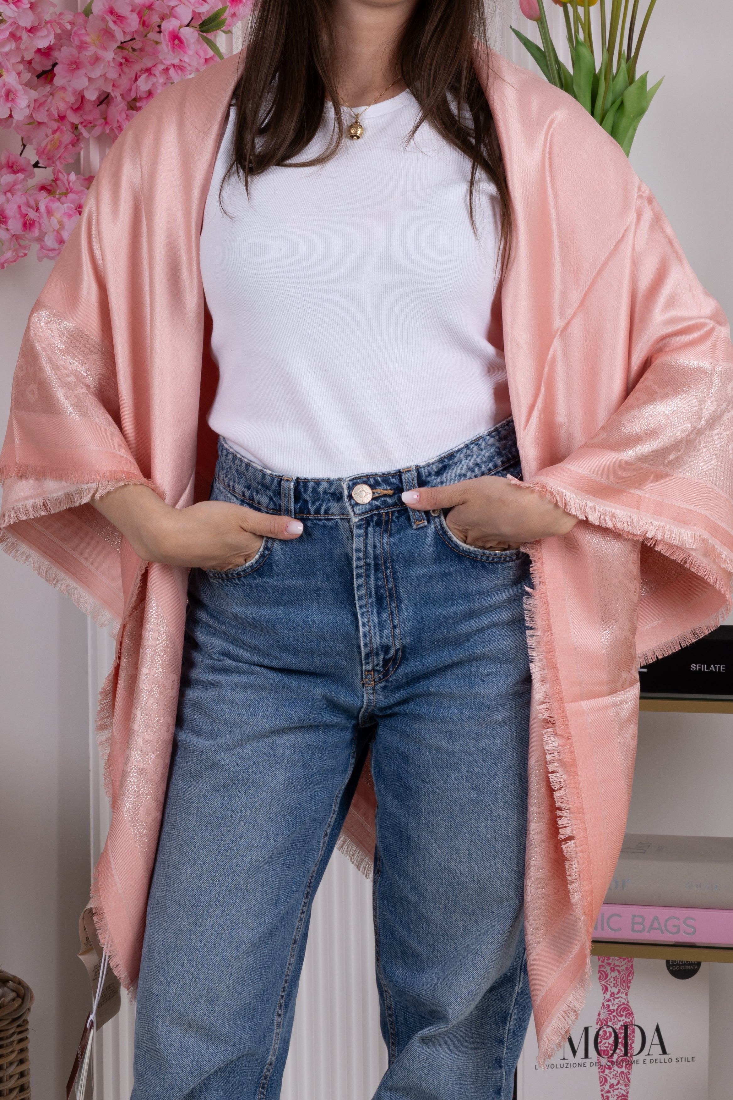 GUCCI STOLA MORSETTO ROSA LUX 09