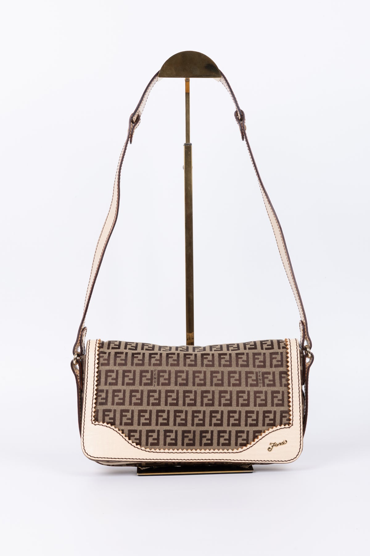 FENDI ZUCCA SHOULDER BAG